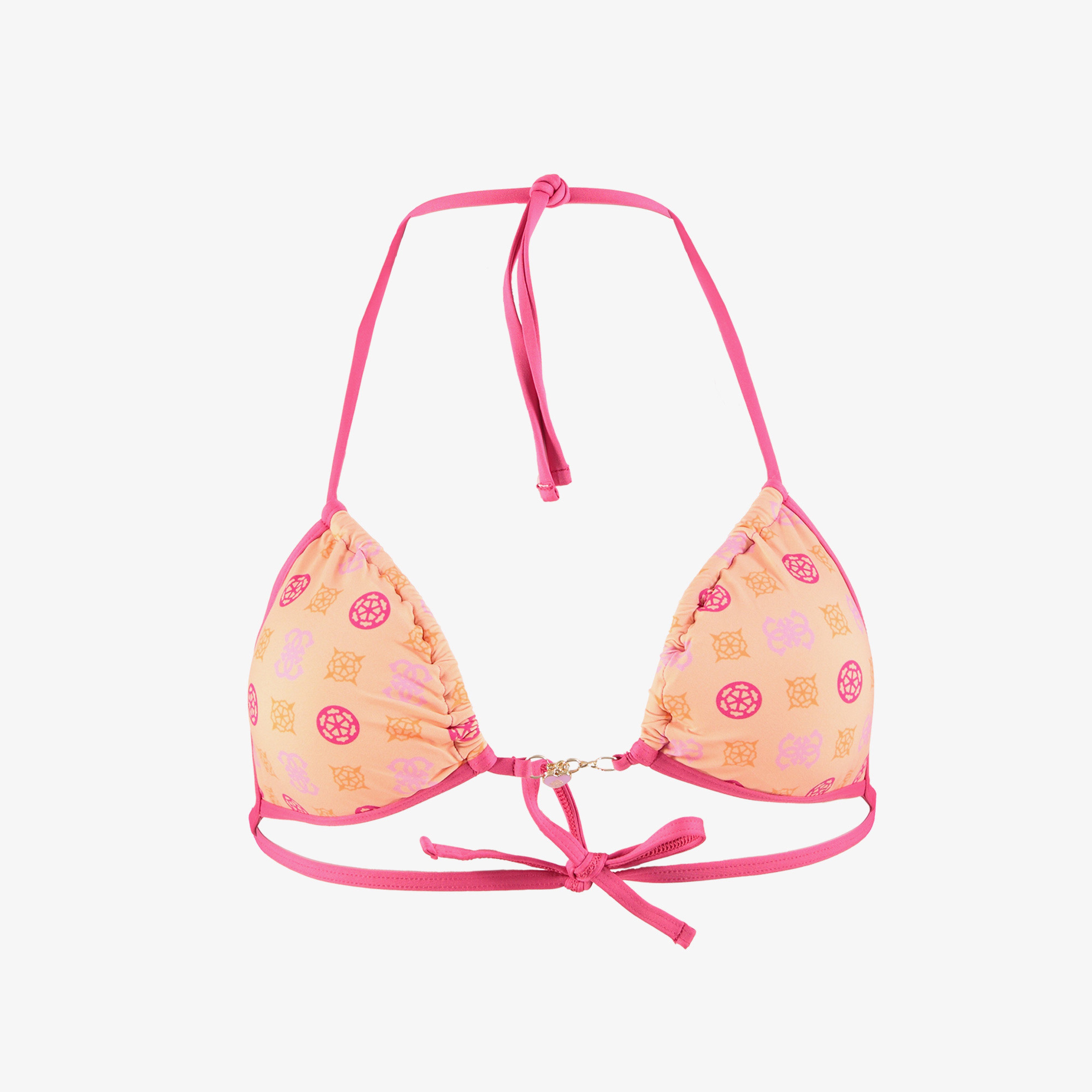 Guess Triangle Remov. Pads  Kadın Turuncu Bikini Üstü