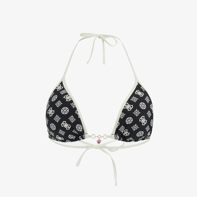 Guess Triangle Remov. Pads  Kadın Siyah Bikini Üstü