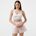 Guess Carrie Eco Cuddle Jersey Kadın Beyaz Bra