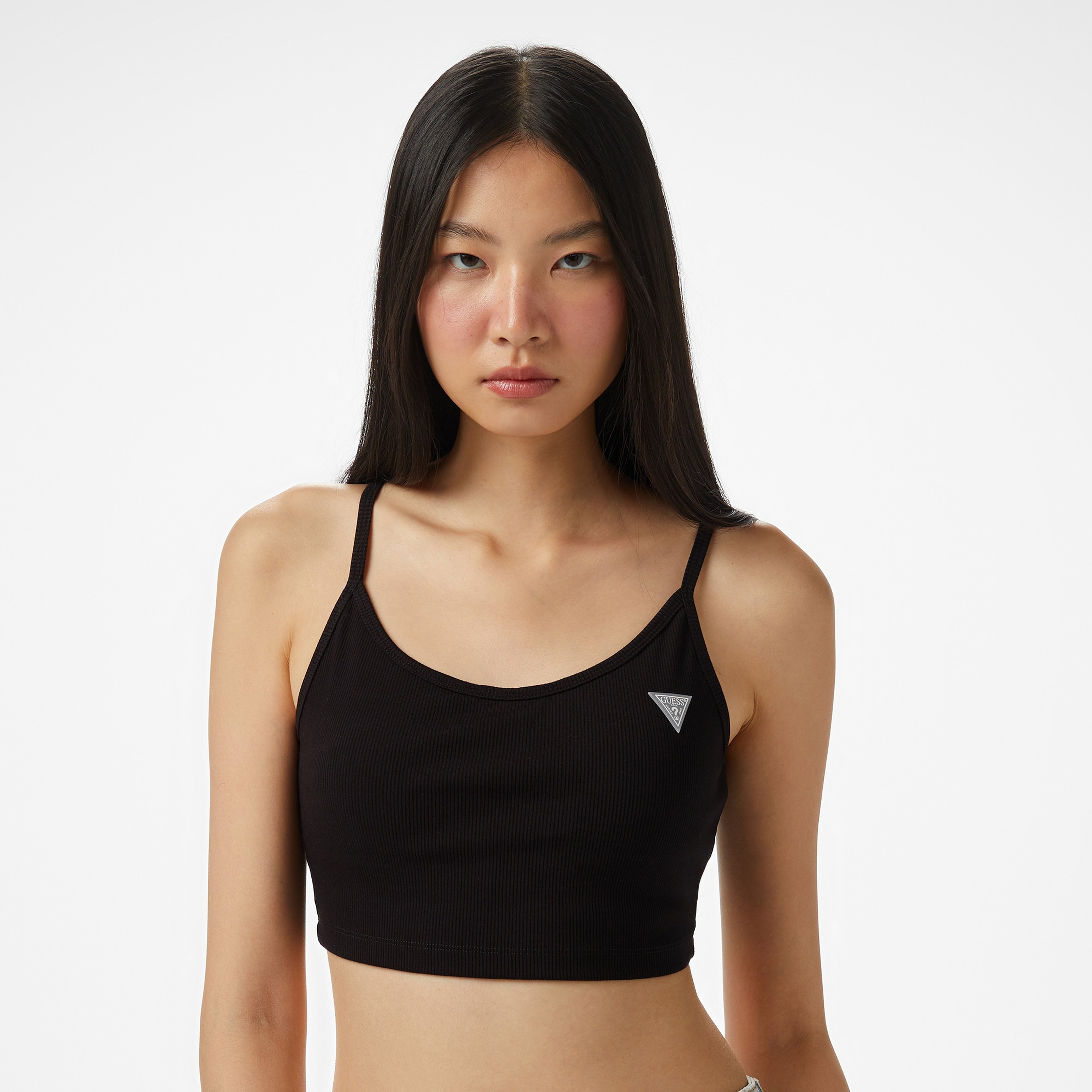 Guess Crocus Active Kadın Siyah Spor Sütyeni