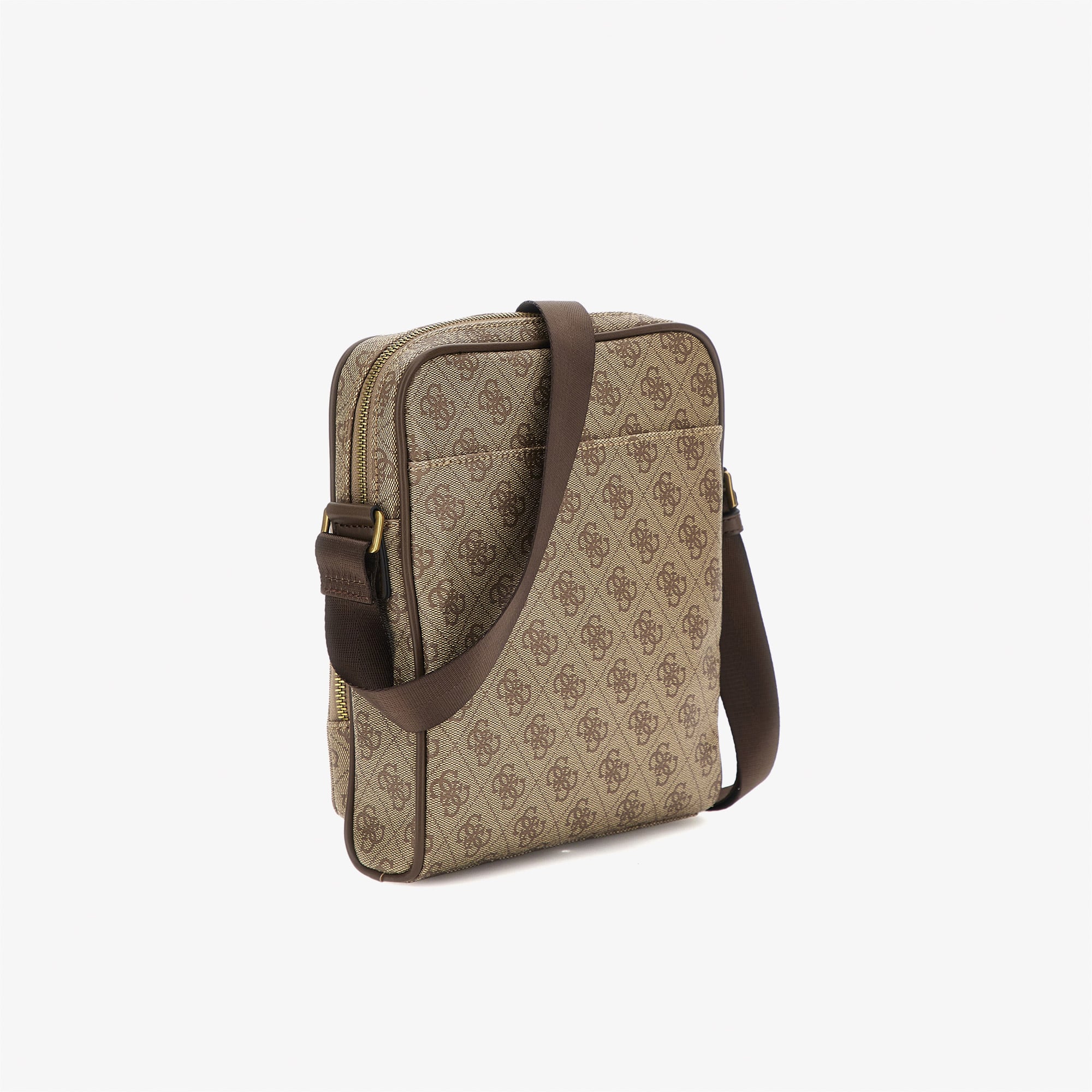 Guess Milano Compact Backp  Erkek Kahverengi Çapraz Askılı Çanta