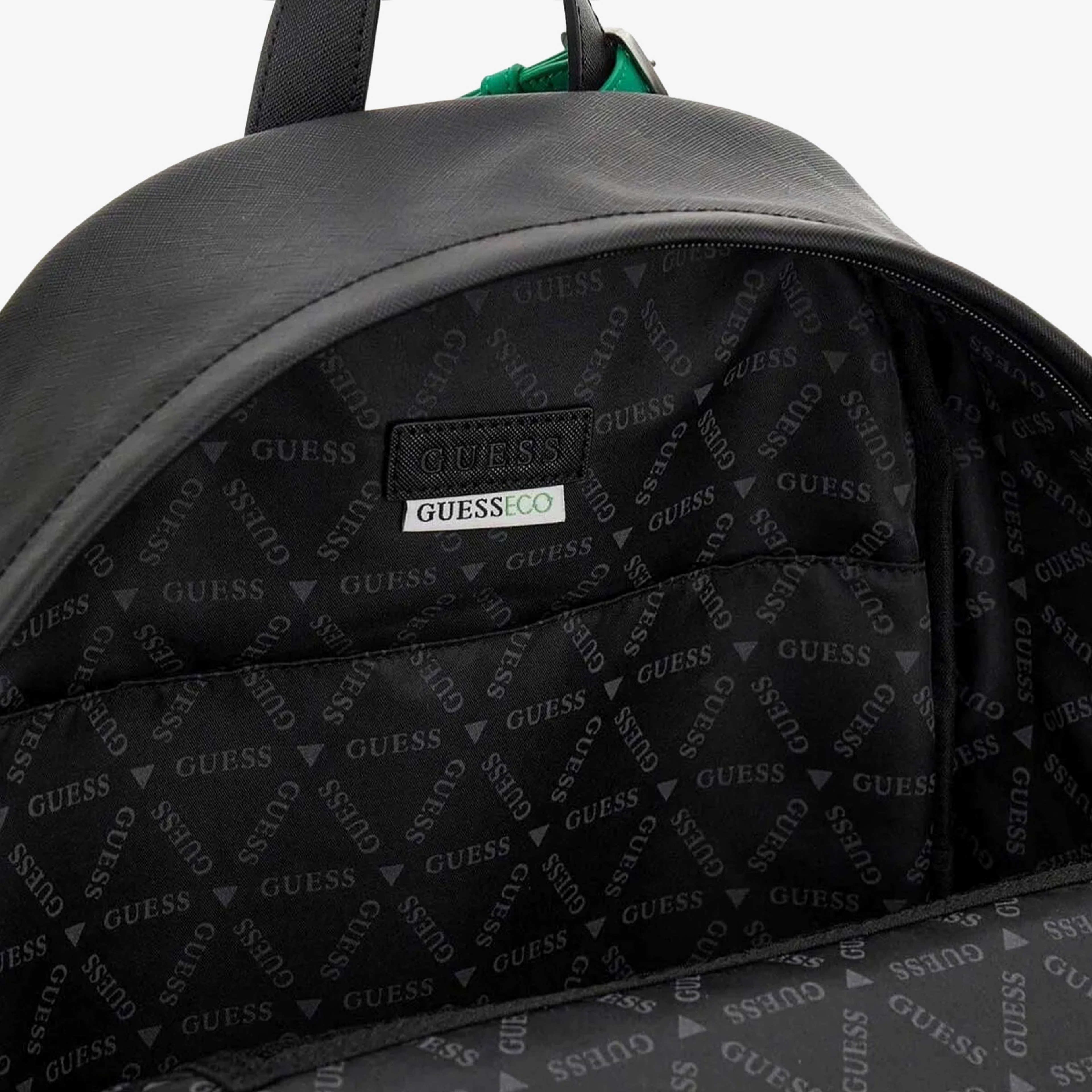 Guess Saffiano Eco Maxi Bu Milanompact Erkek Siyah Sırt Çantası