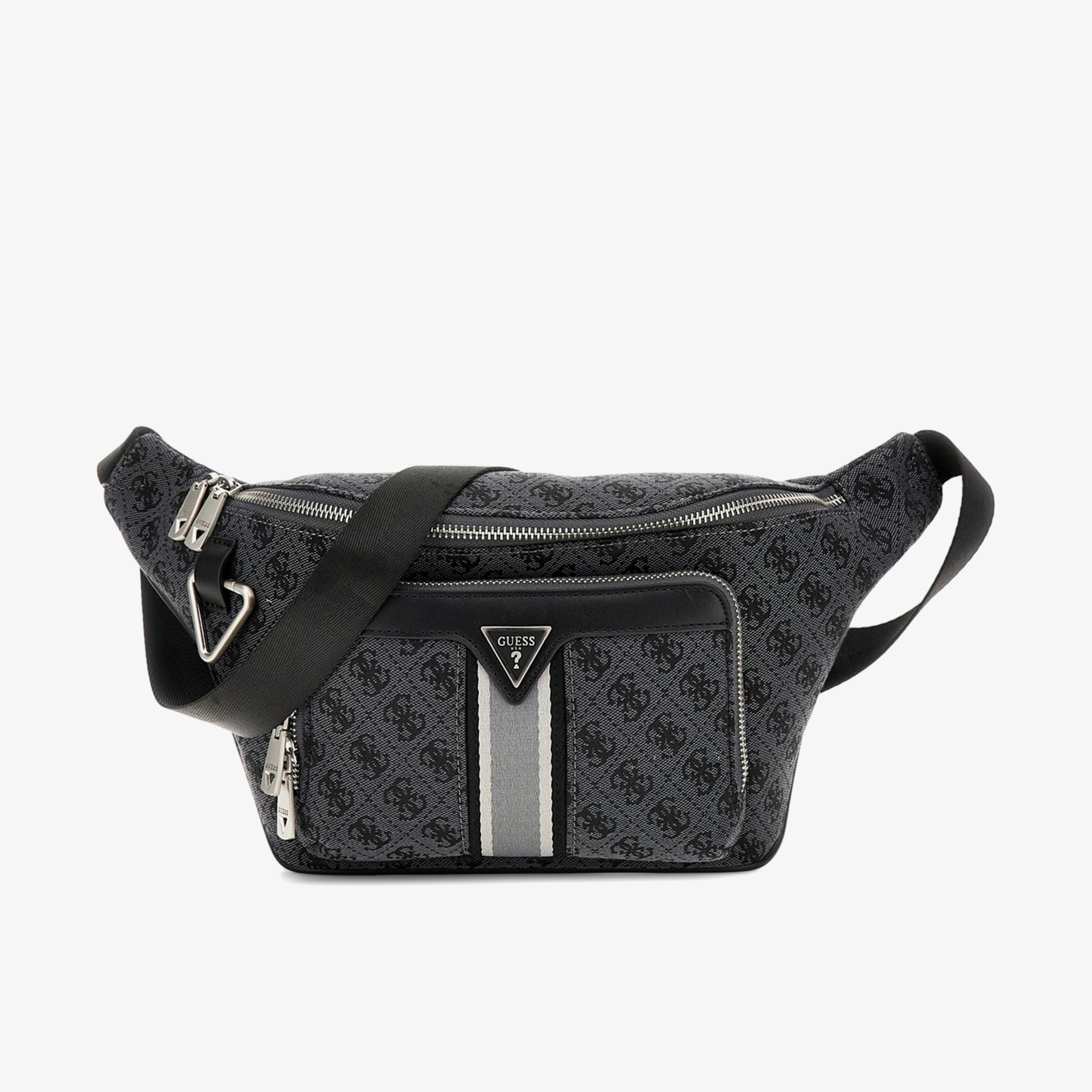 Guess Milanompact Maxi Bum With Front Erkek Gri Bel Çantası