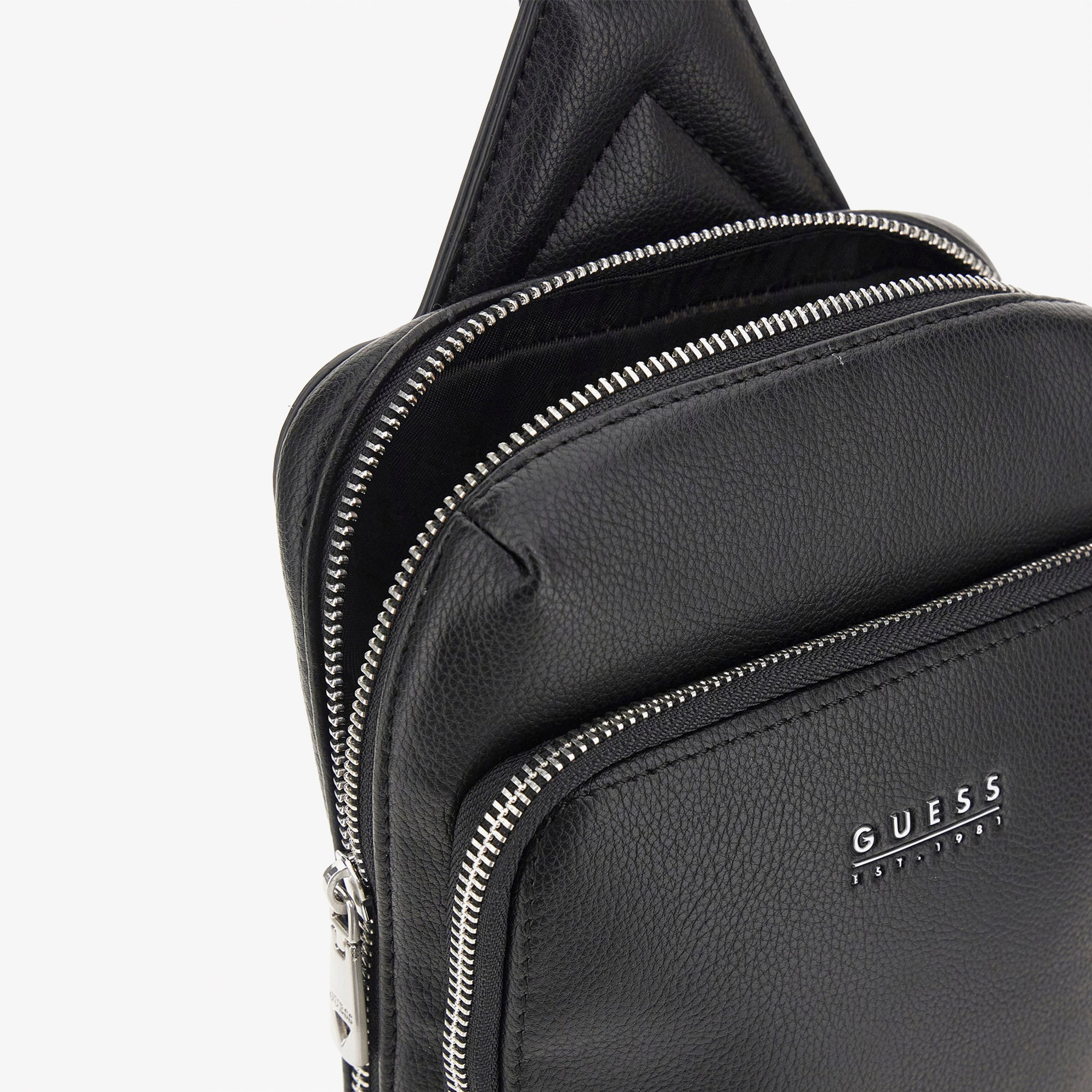 Guess Milano Backpack  Erkek Siyah Çapraz Askılı Çanta