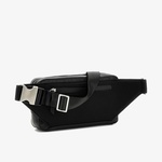 Guess Torino Crossbody Bum Vertical Zip Erkek Siyah Bel Çantası