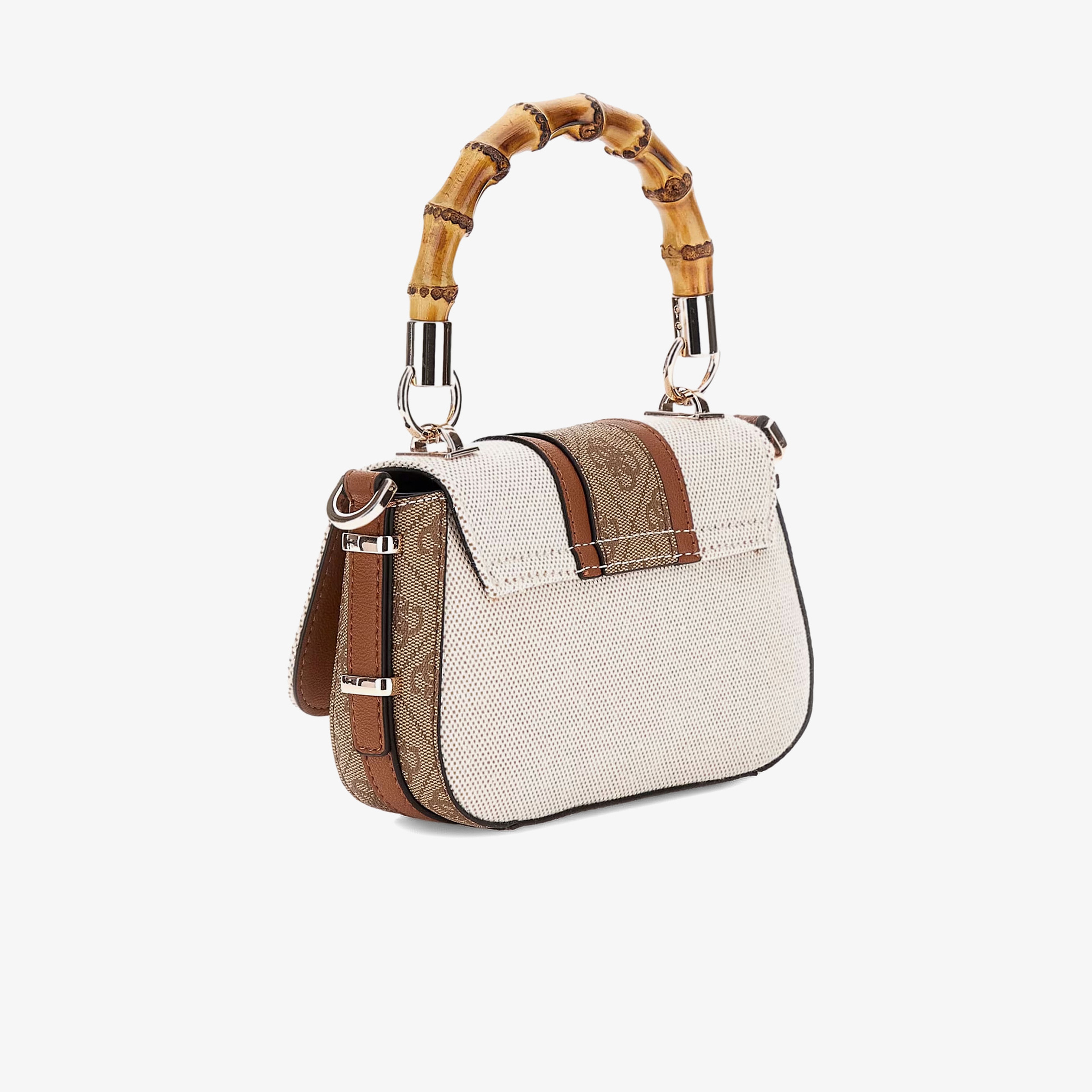 Guess Canvas II Small Gu7372 Kadın Bej Tote Çanta