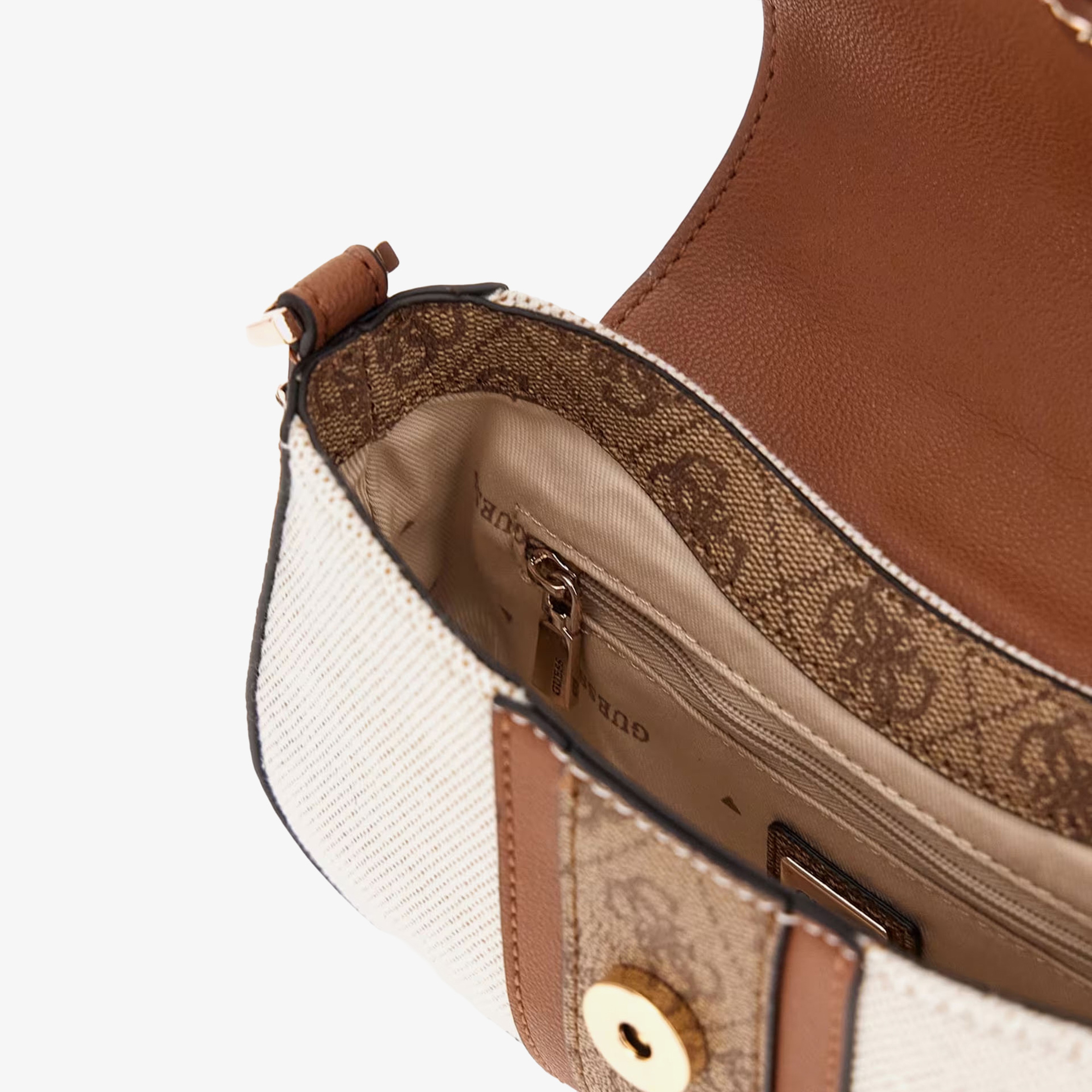 Guess Canvas II Small Gu7372 Kadın Bej Tote Çanta