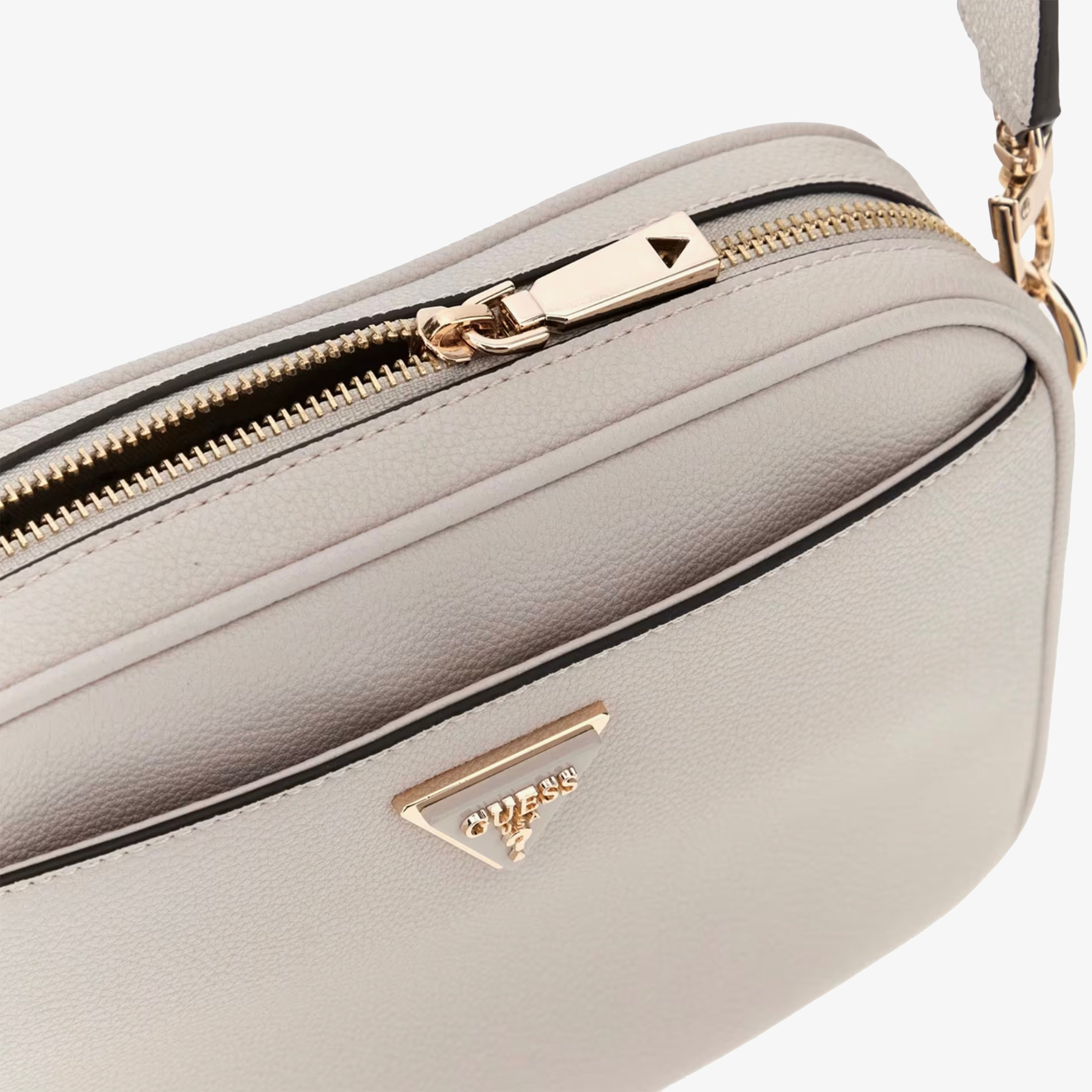 Guess Emiliya Girlfriend S Heritage Pop Cnvrtbl Camera Kadın Krem Çapraz Çanta
