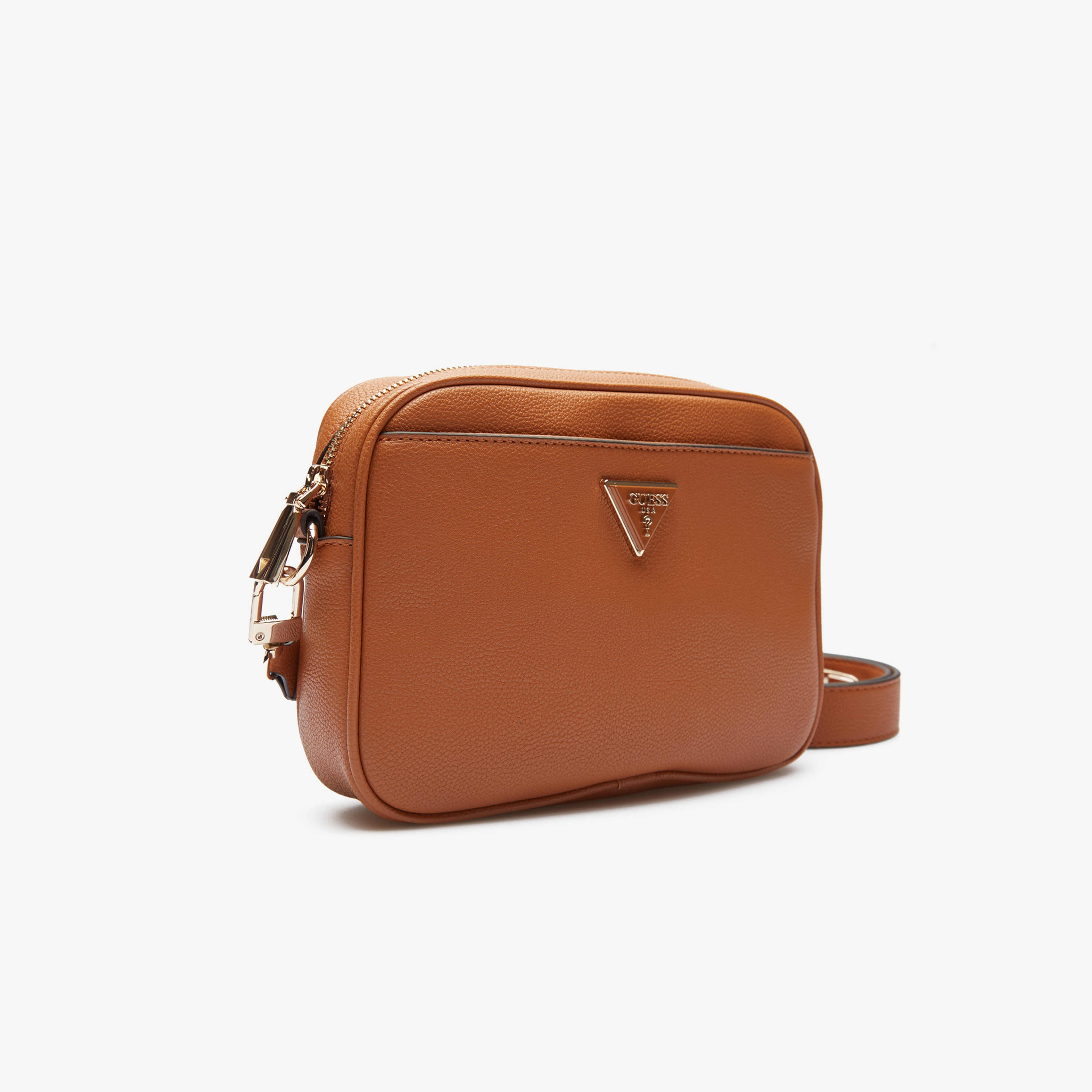 Guess Emiliya Girlfriend S Heritage Pop Cnvrtbl Camera Kadın Kahverengi Çapraz Çanta