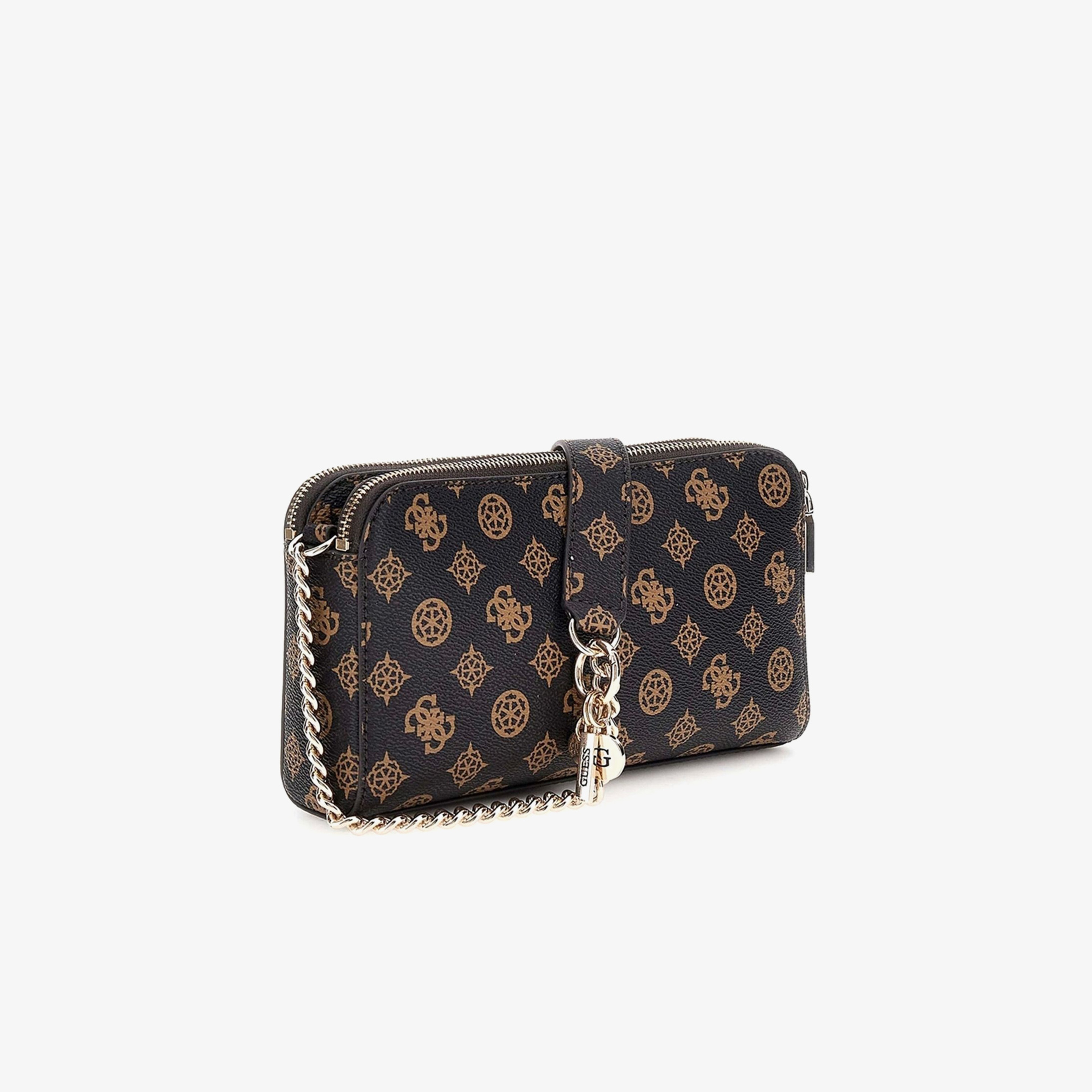 Guess Eco Erica 2Mpt Status Crossbody Kadın Kahverengi Çapraz