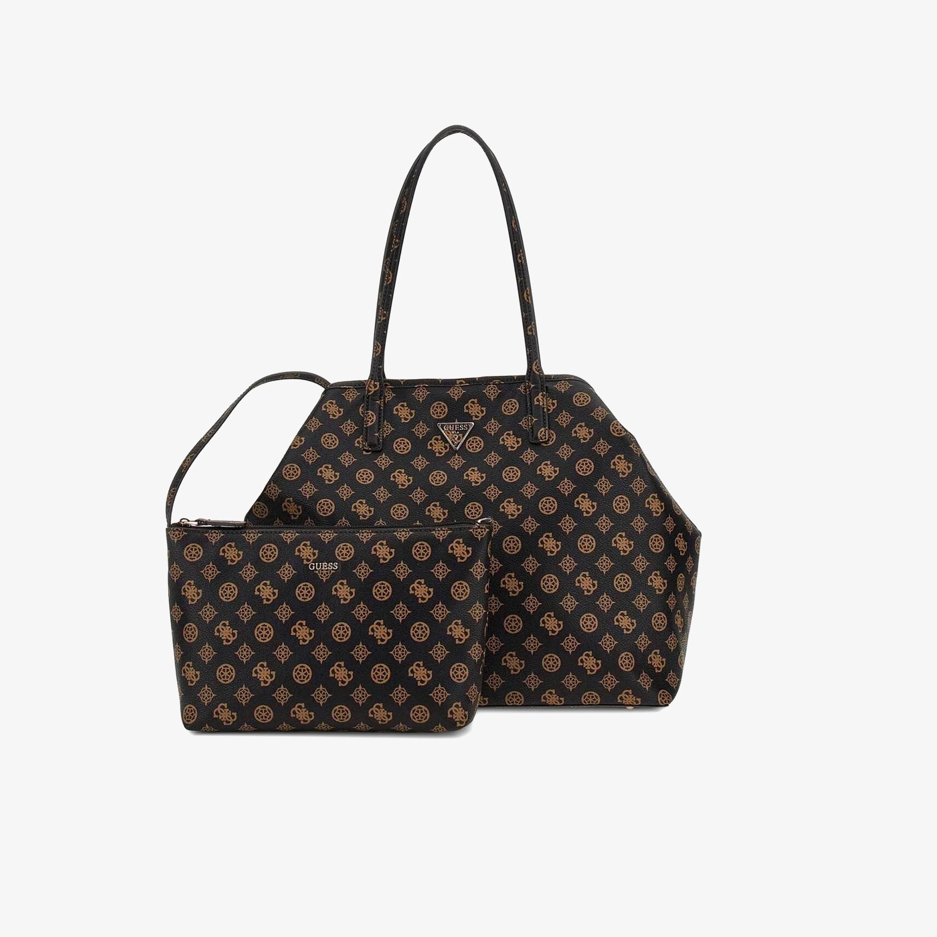 Guess Victtoria 2 In 1 Tote Kadın Kahverengi Tote