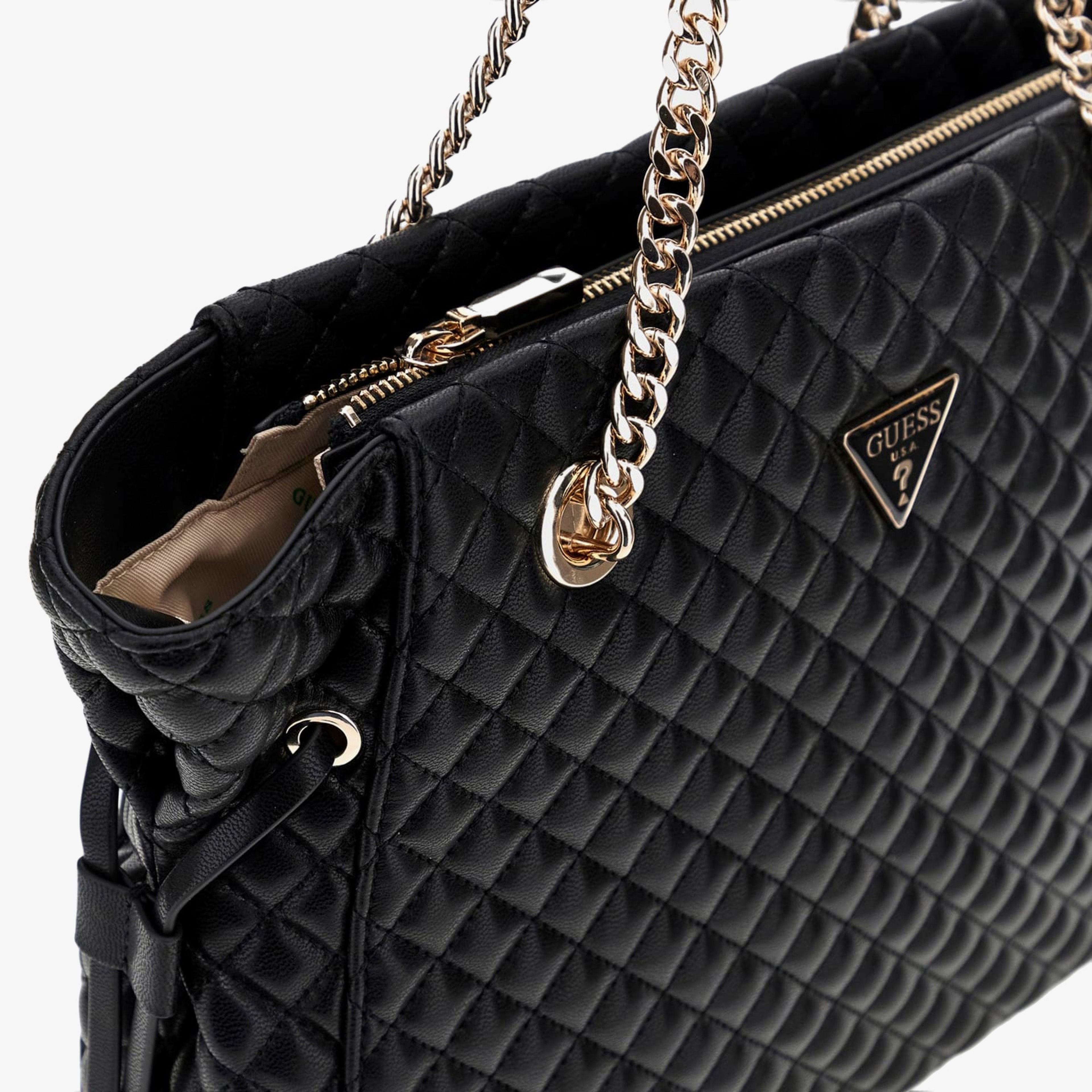 Guess Carly Girlfriend Eco Rianee Tote Kadın Siyah Tote