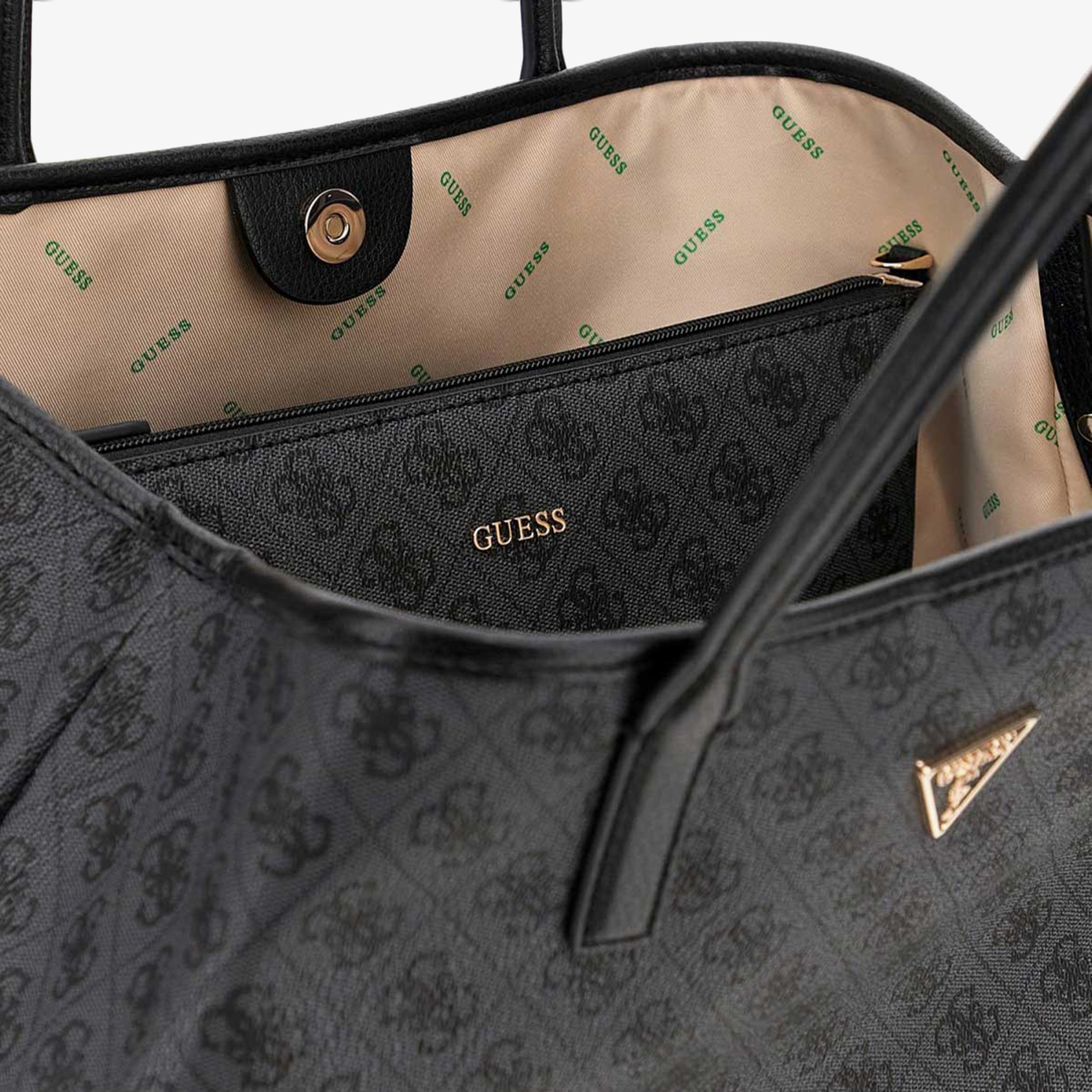 Guess Erica 2Mpt Eco Victtoria Lrg 2 In 1 Tote Kadın Antrasit Tote