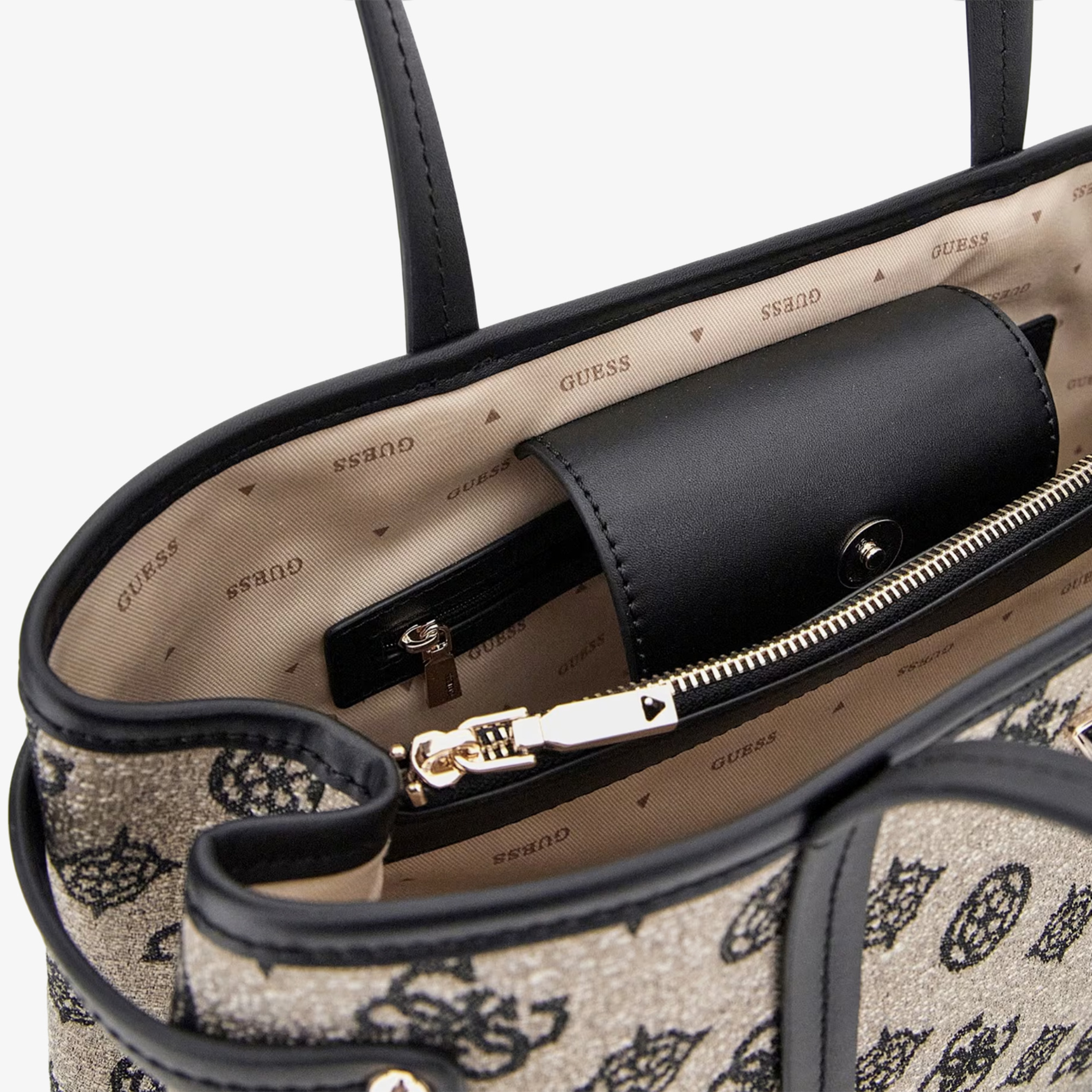 Guess Beyza Flap 27230 Kadın Siyah Tote