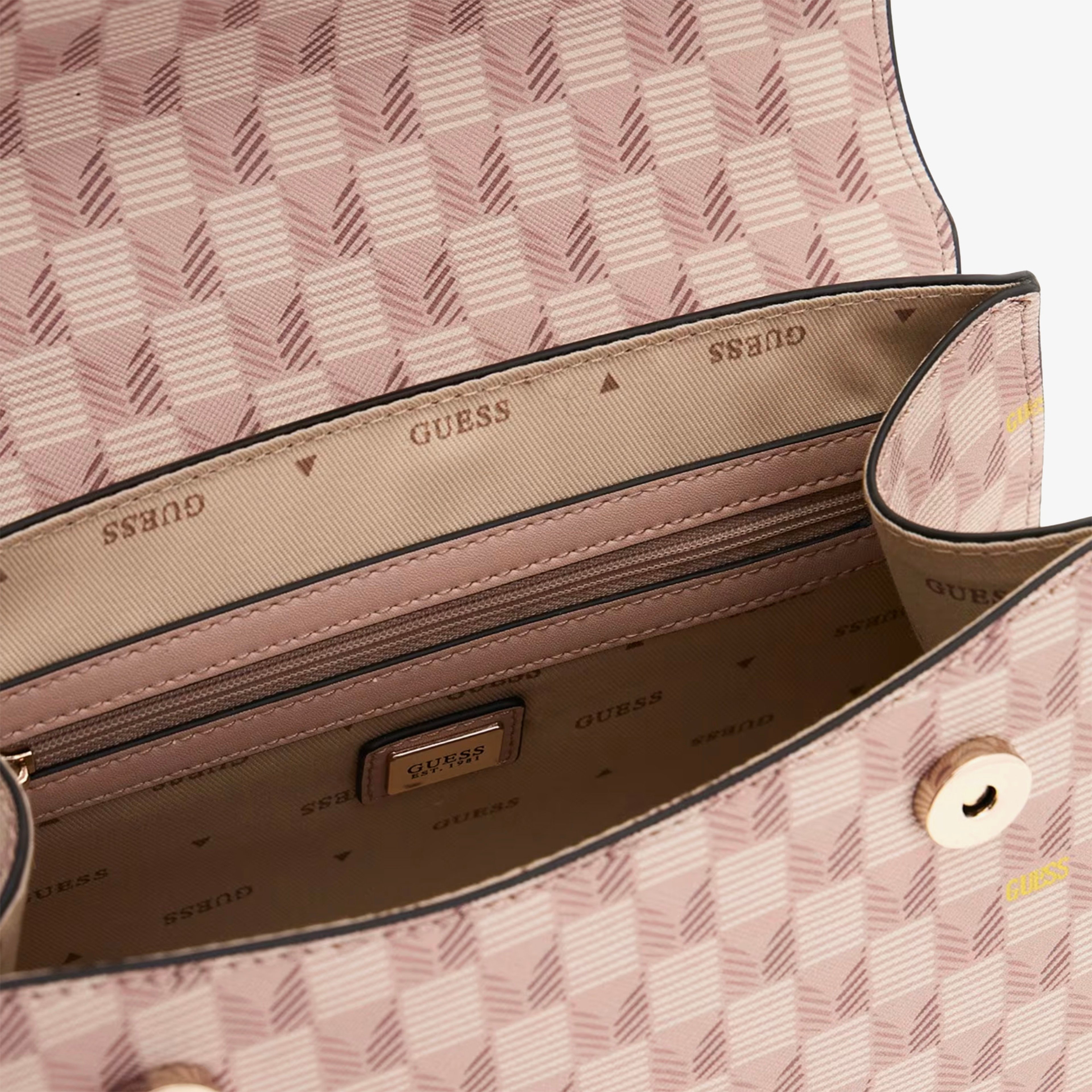 Guess Vikky Ii Large Tote Occhiali Kadın Pembe Tote