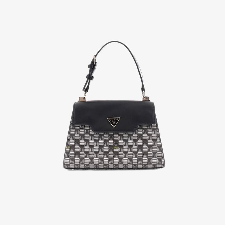 Guess Vikky Ii Large Tote Occhiali Kadın Siyah Tote