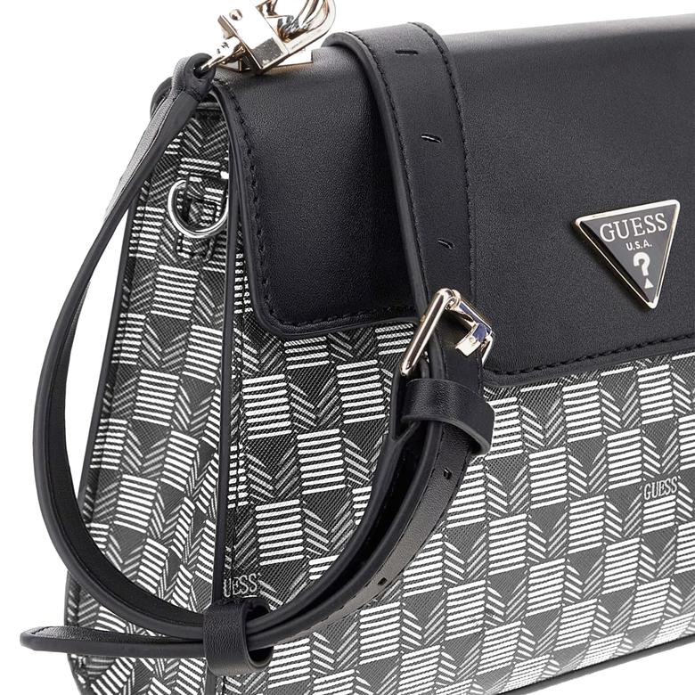 Guess Vikky Ii Large Tote Occhiali Kadın Siyah Tote