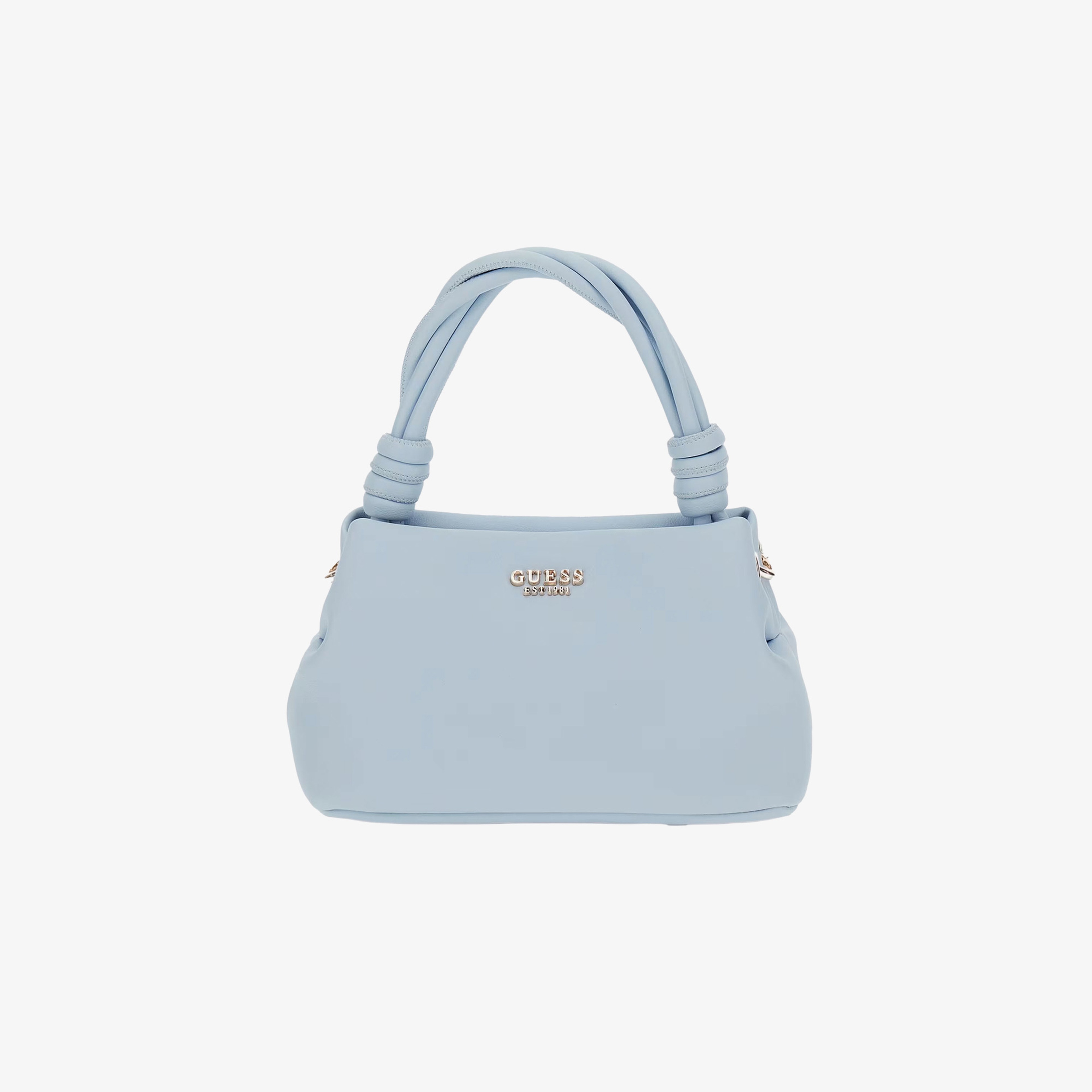 Guess Tiera Flap Shldr Bag  Sansa Top Handle Crossbody Kadın Mavi Çapraz Askılı Çanta