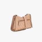 Guess Spark Micro Mini Giully Zip Kadın Bej El Çantası