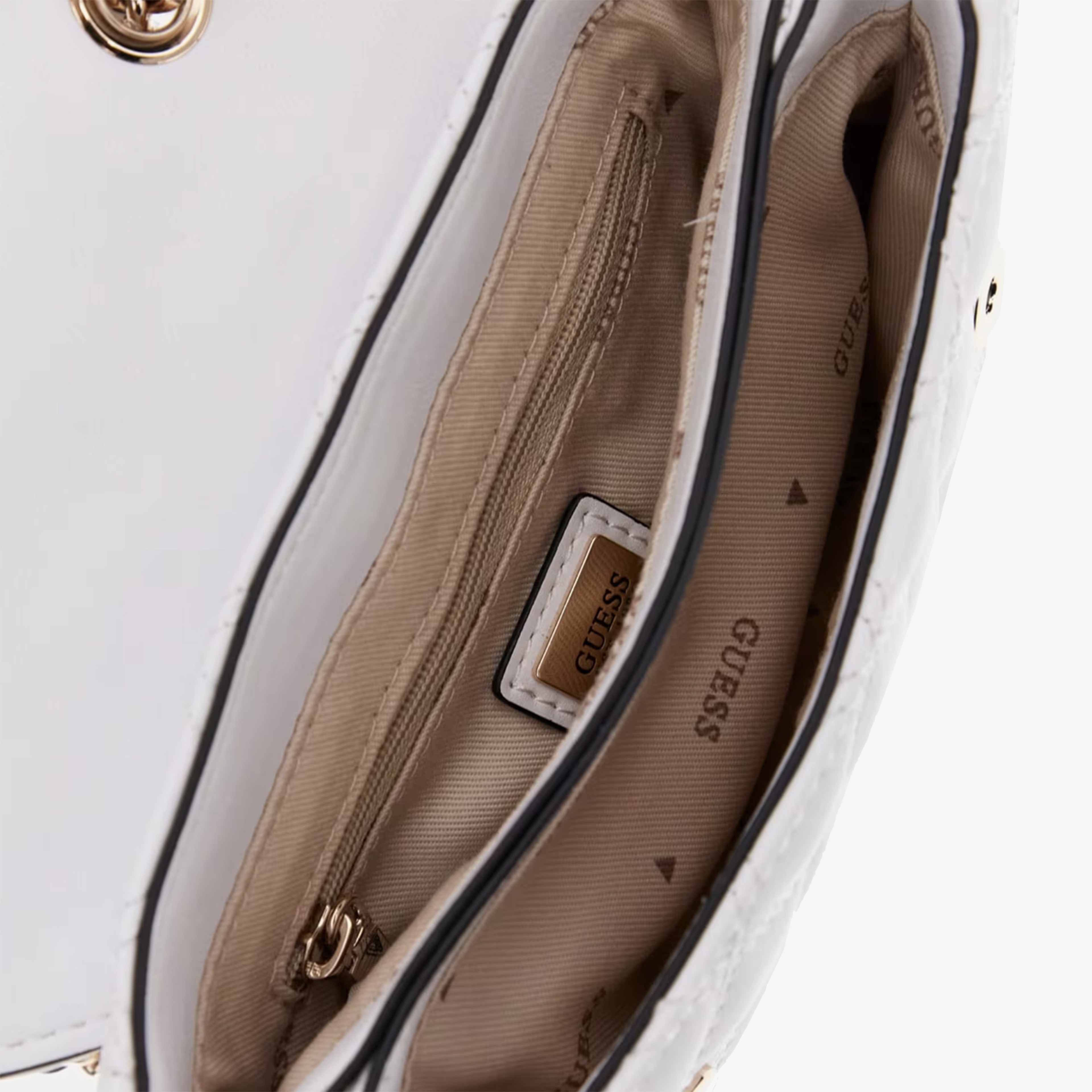 Guess Spark Micro Mini 48200 Kadın Beyaz El Çantası