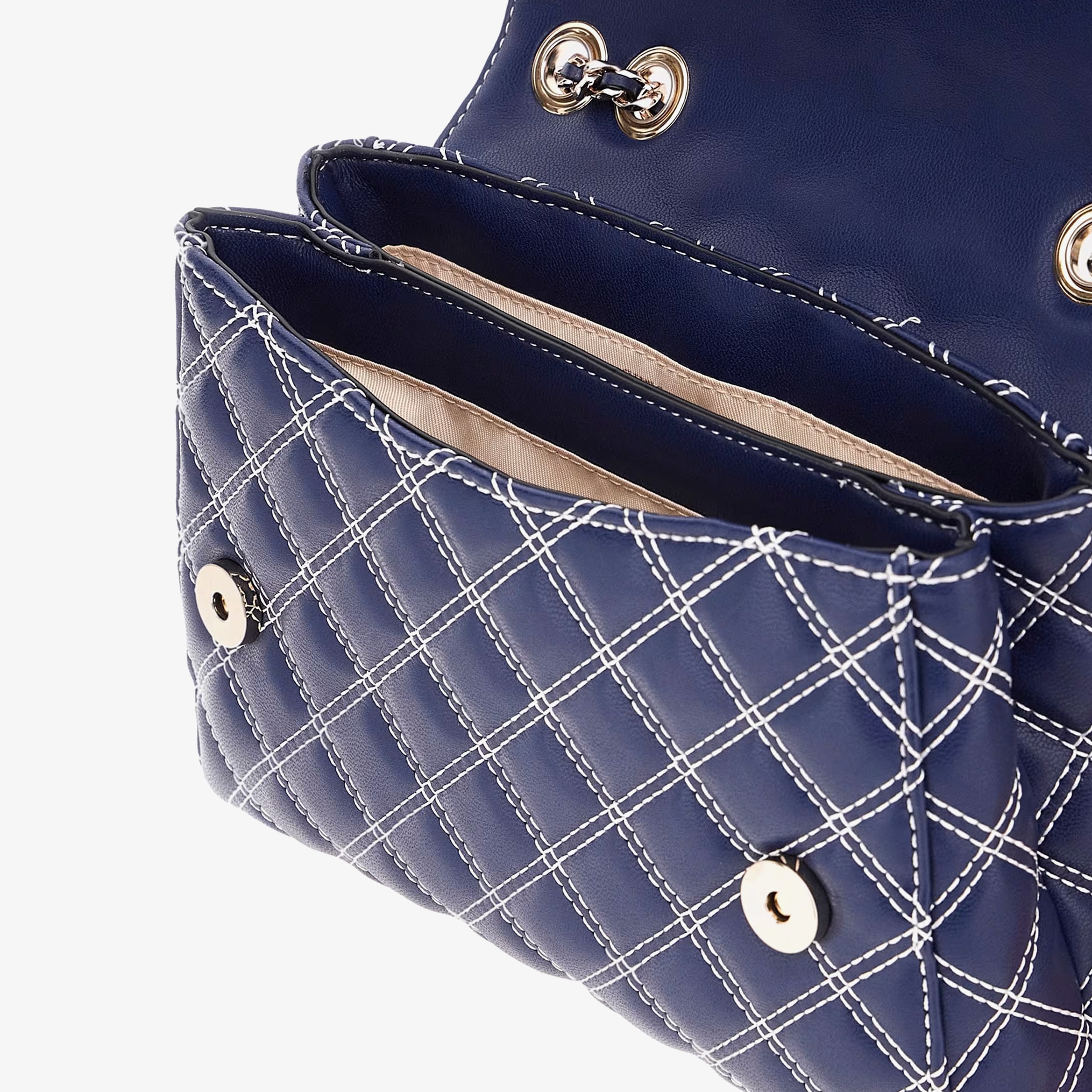 Guess Cruise Vibe Zip 49200 Kadın Lacivert Çapraz Çanta