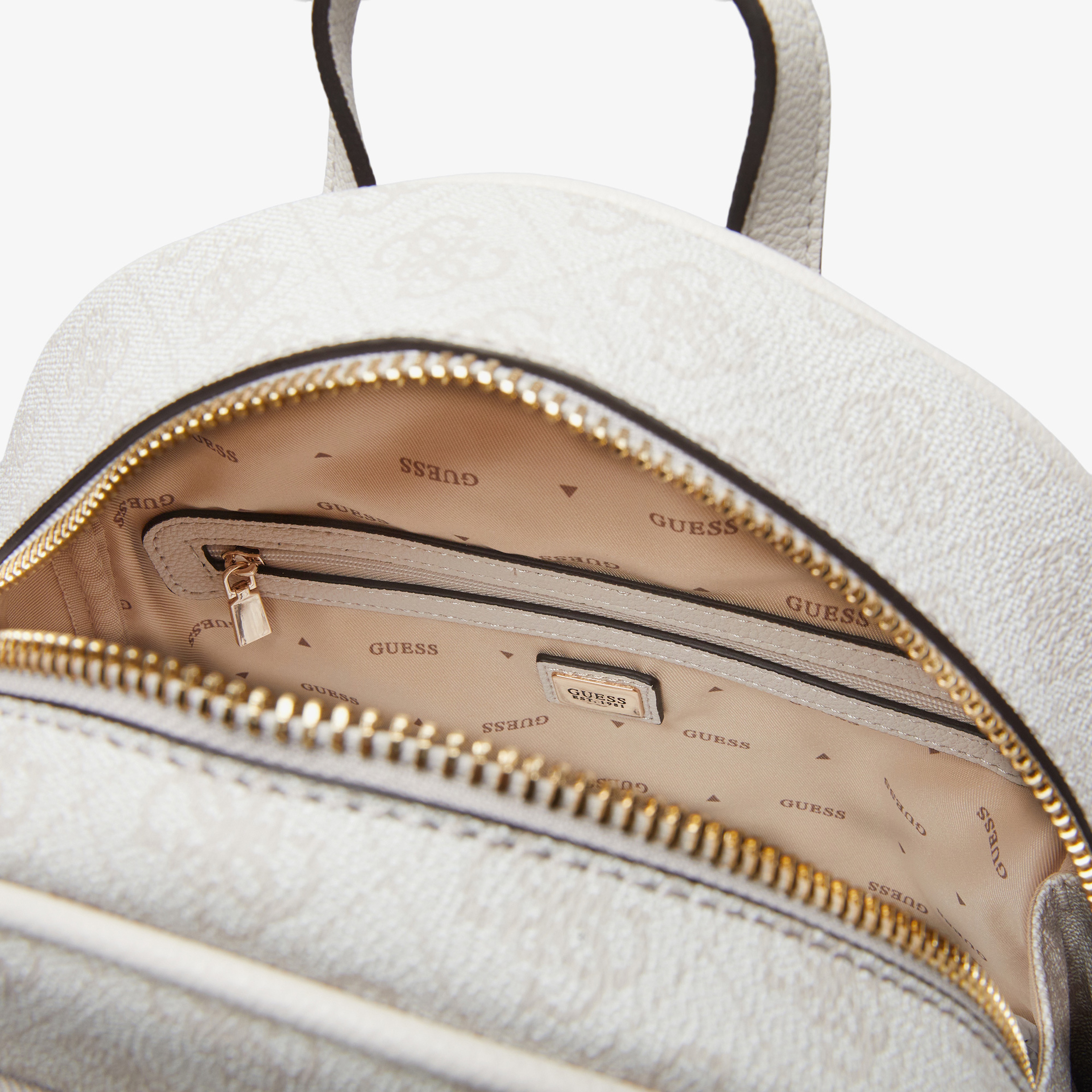 Guess Manhattan Large Kadın Krem Sırt Çantası