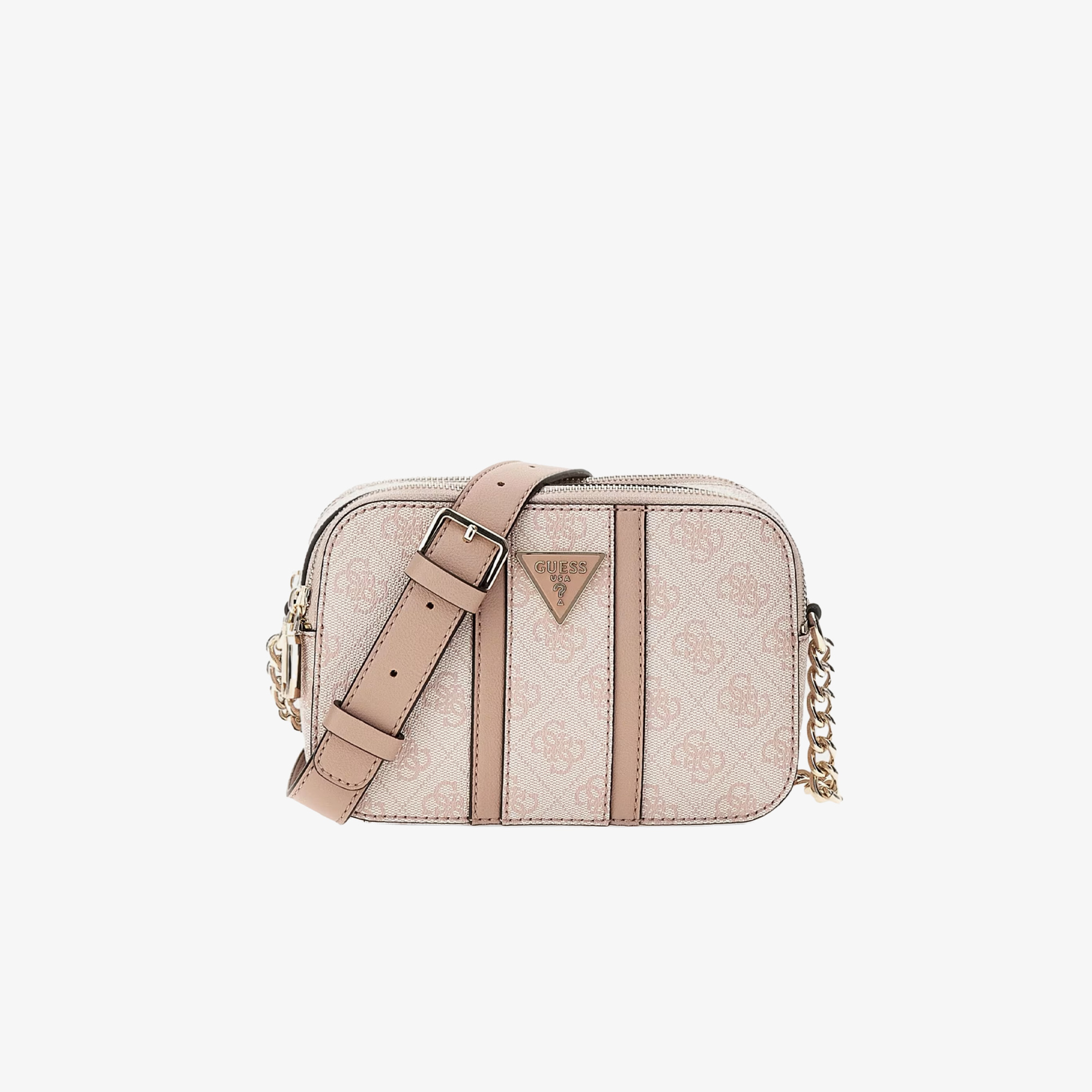 Guess Mini Slin Noreen Camera Crossbody Kadın Pembe Çapraz Askılı Çanta