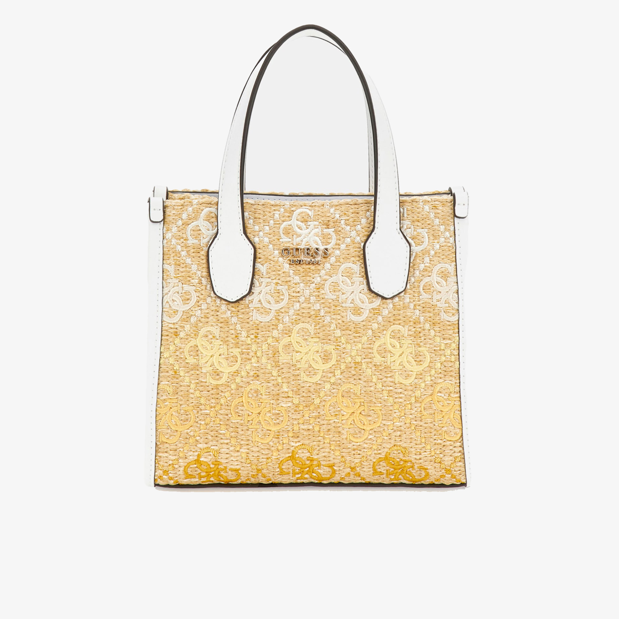 Guess Silvana 2 Comp Tote  Picnic Mini Kadın Sarı Tote Çanta