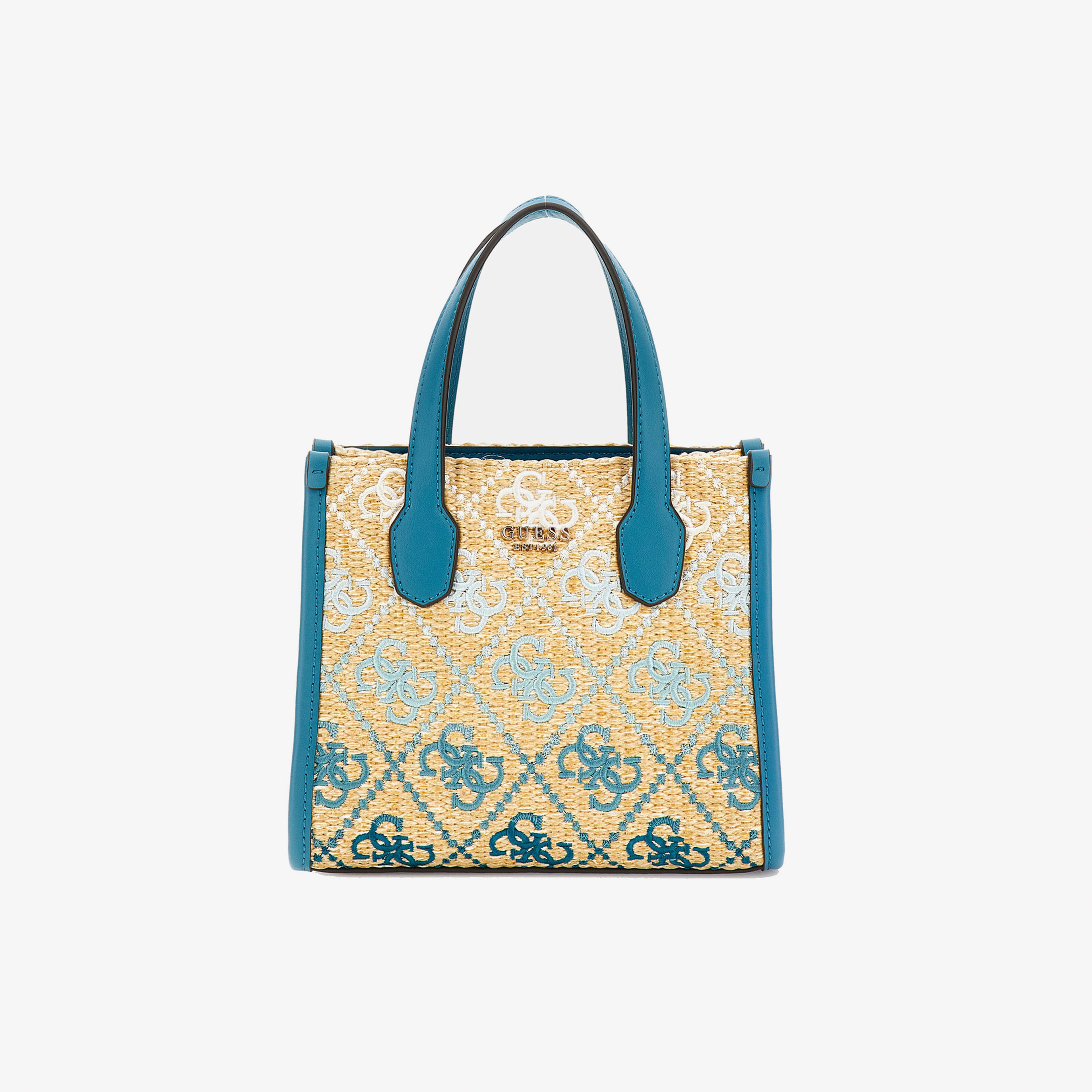 Guess Silvana 2Mp Tote Picnic Mini Tote Kadın Renkli Tote
