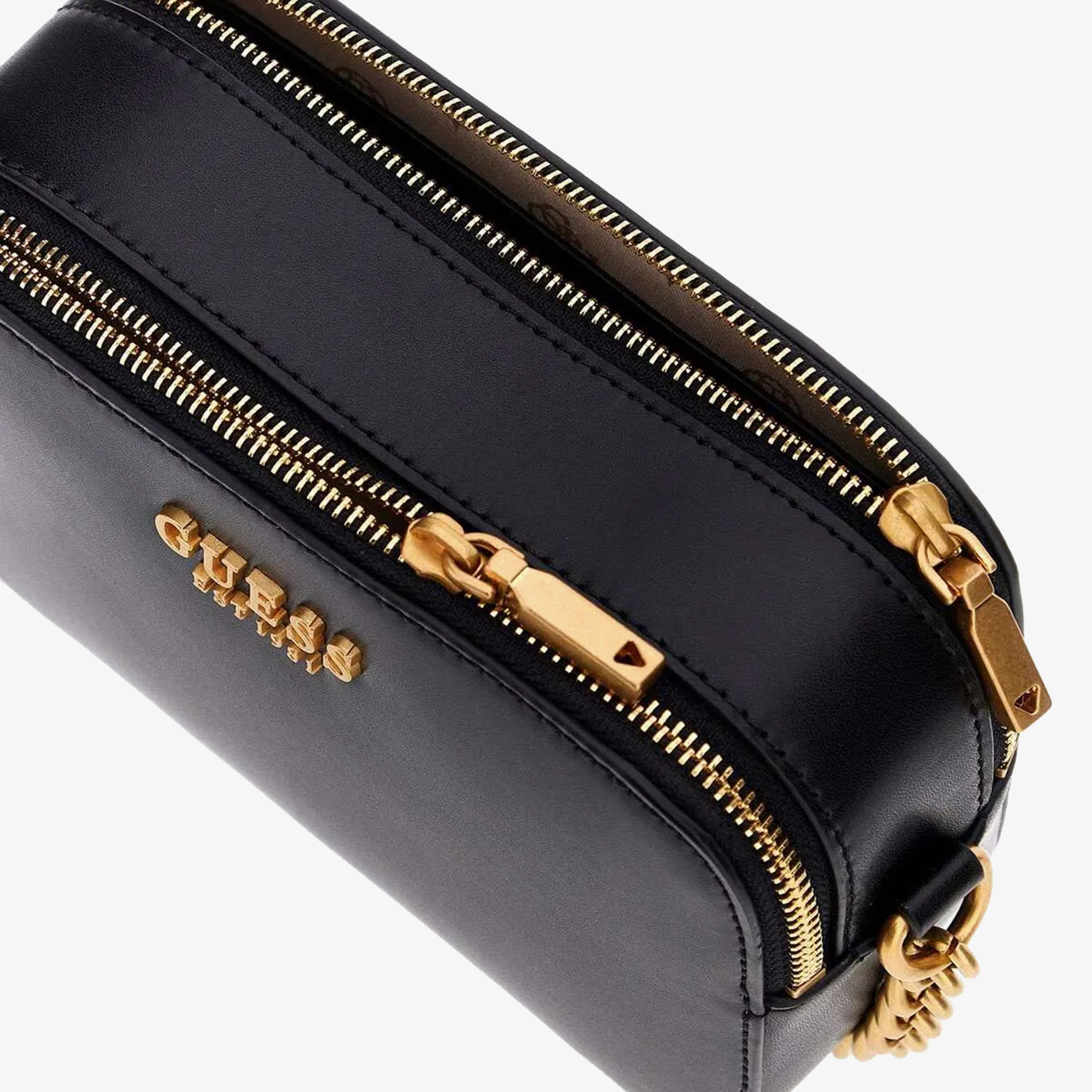 Guess Kuba Tri Compartment 27140 Kadın Siyah Çapraz Askılı Çanta