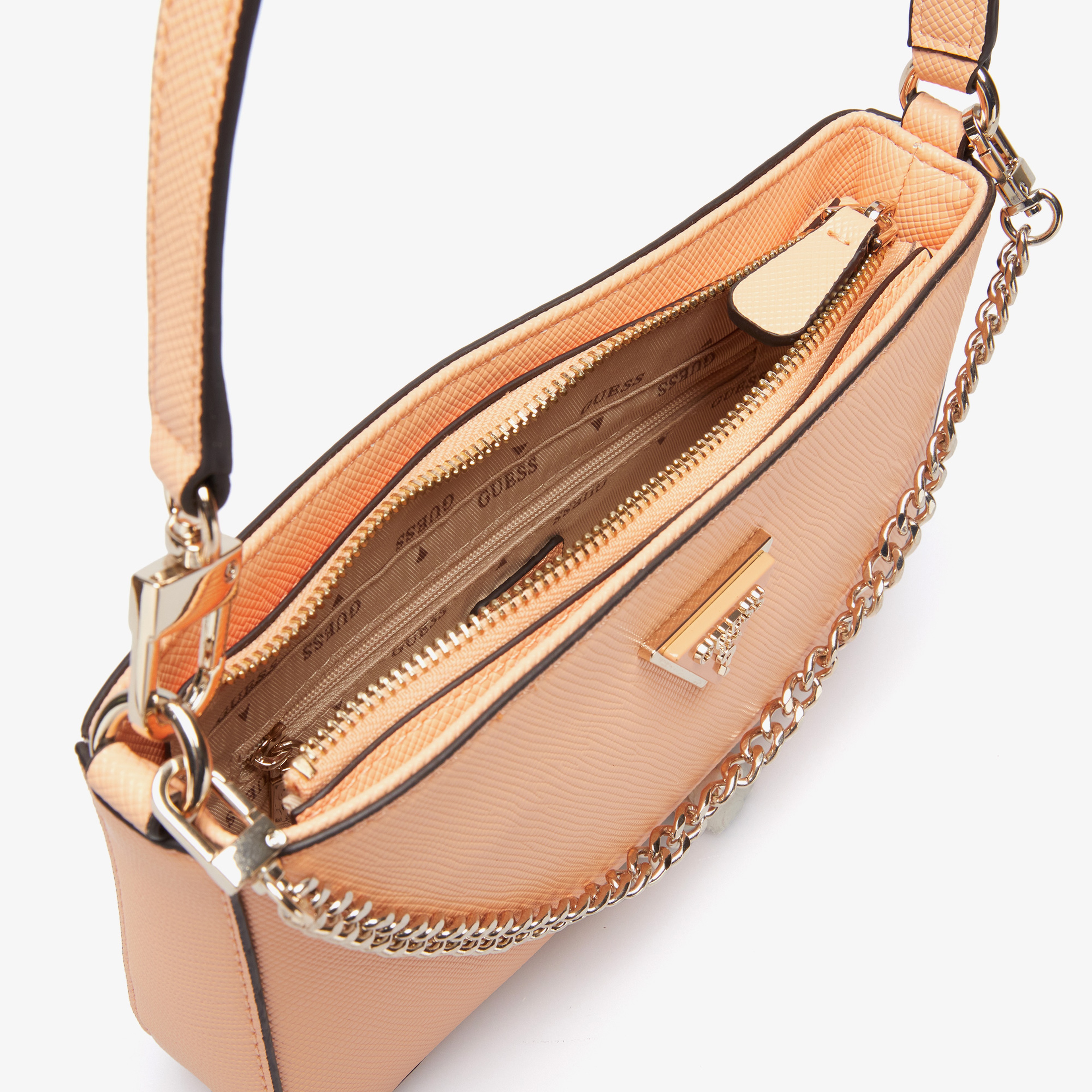 Guess Noelle Mini Zip Kadın Renkli El Çantası