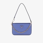 Guess Noelle Mini Zip Kadın Mavi El Çantası