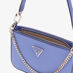 Guess Noelle Mini Zip Kadın Mavi El Çantası