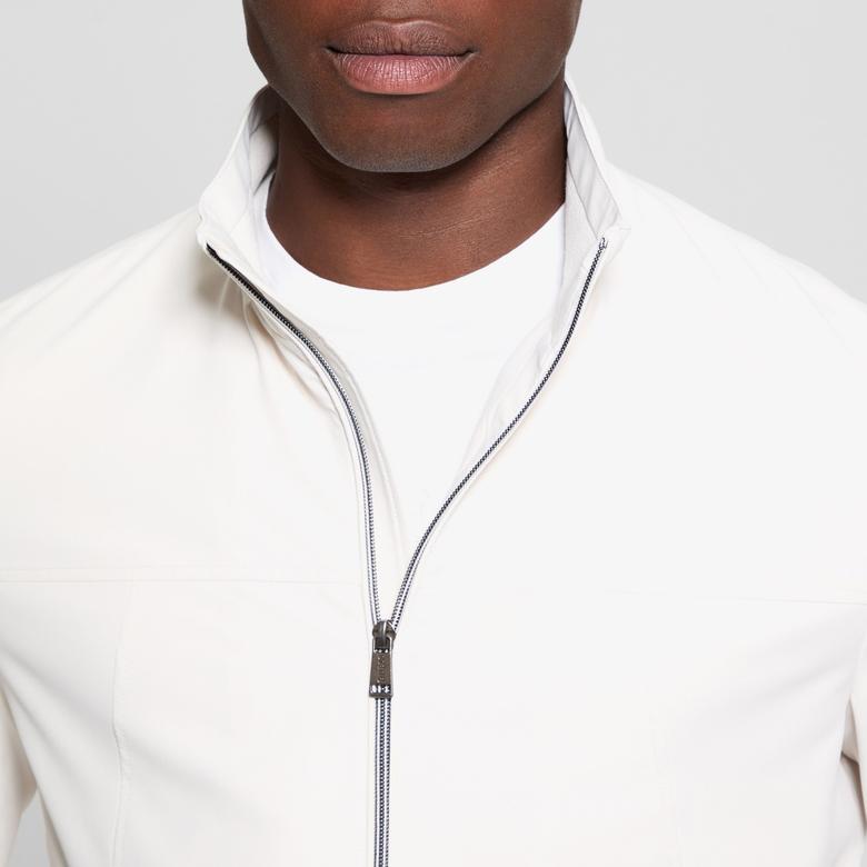 Guess Stretch Packable Bom Recycled Nylonetch Diamond Erkek Bej Ceket