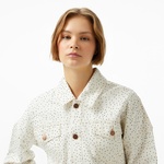 Guess Western Shacket Sensation Rg White Kadın Beyaz Ceket