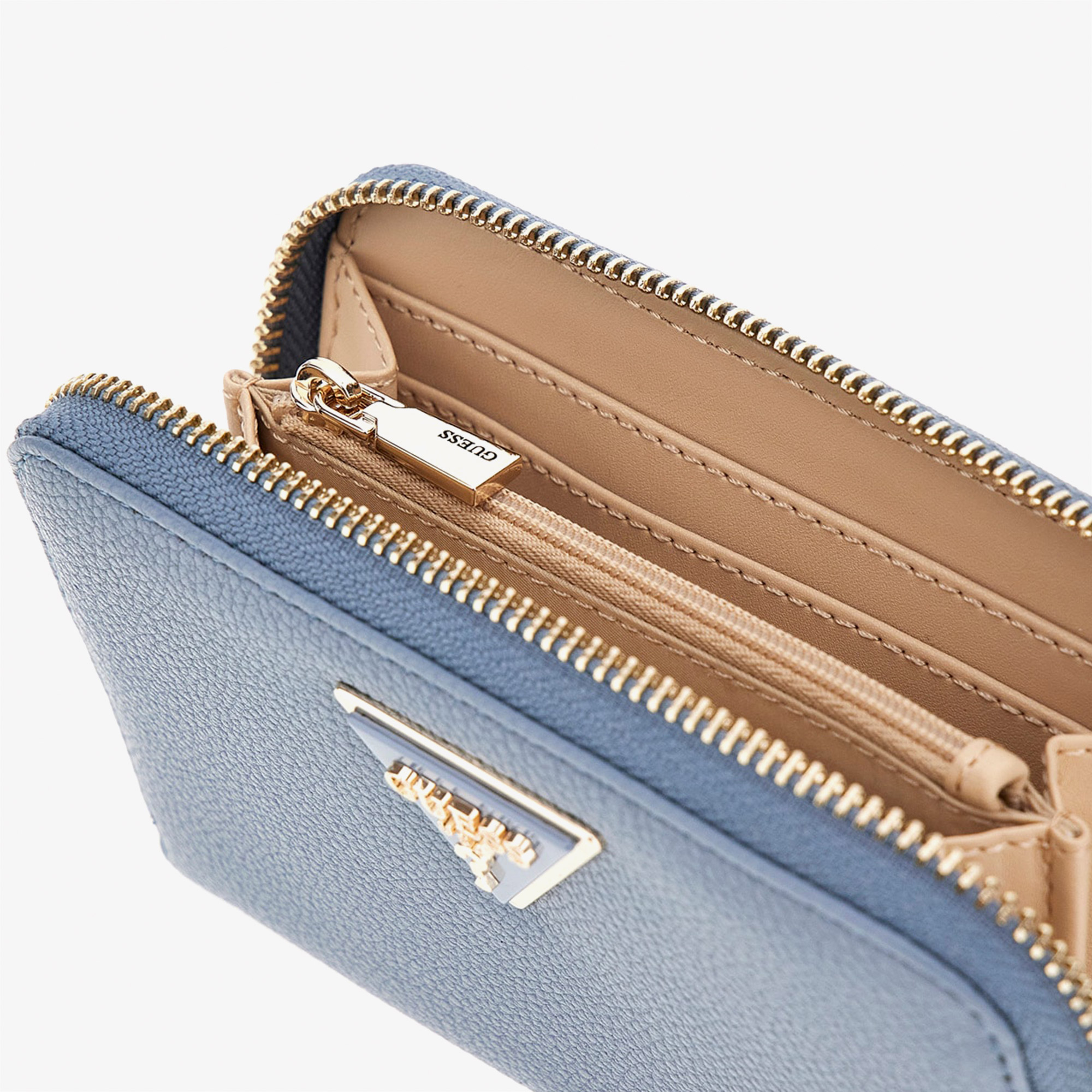 Guess Laurel Slg Medium Zi  Noreen Camera Crossbody Kadın Gri Cüzdan