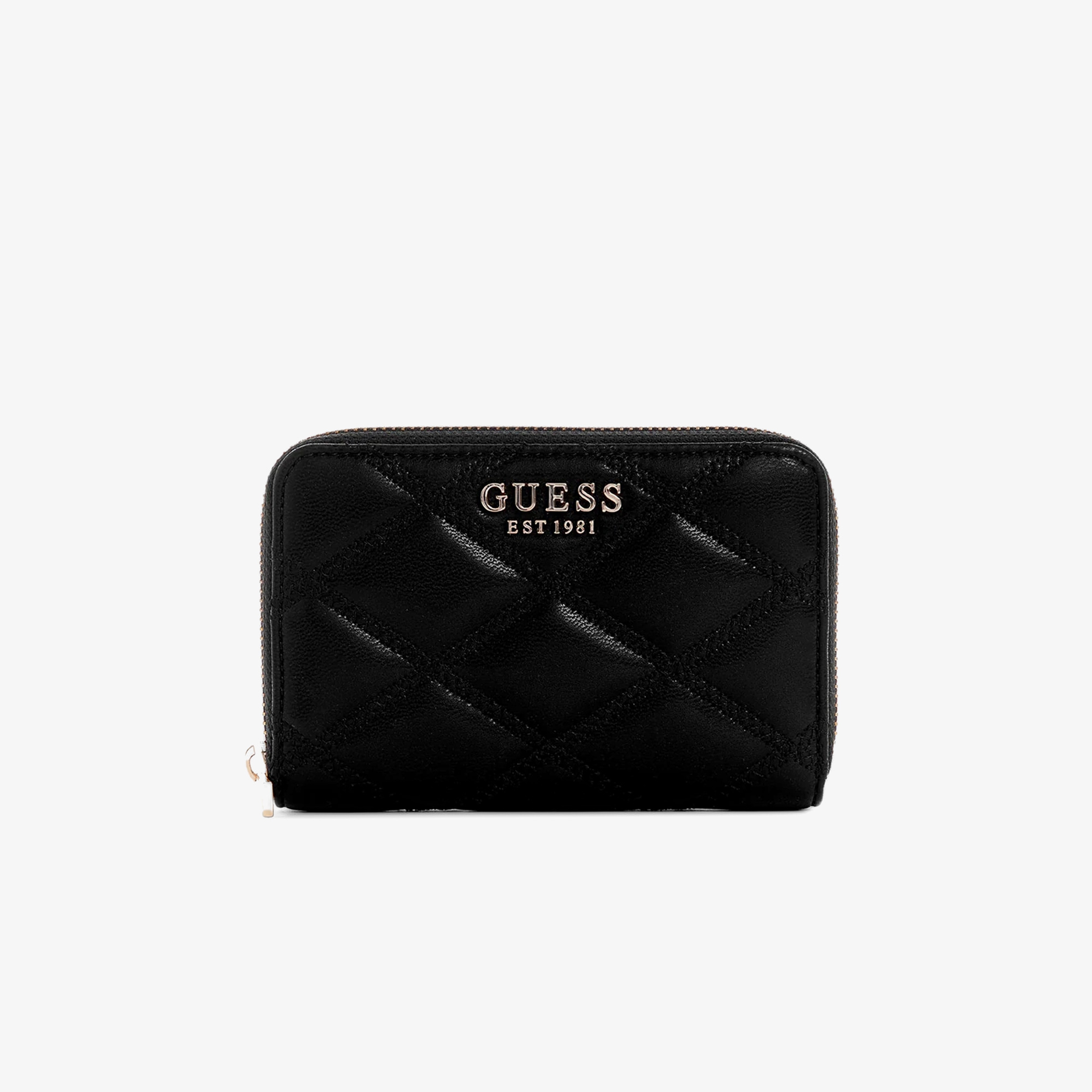 Guess Tamsin Slg Small Zip  Kadın Siyah Cüzdan