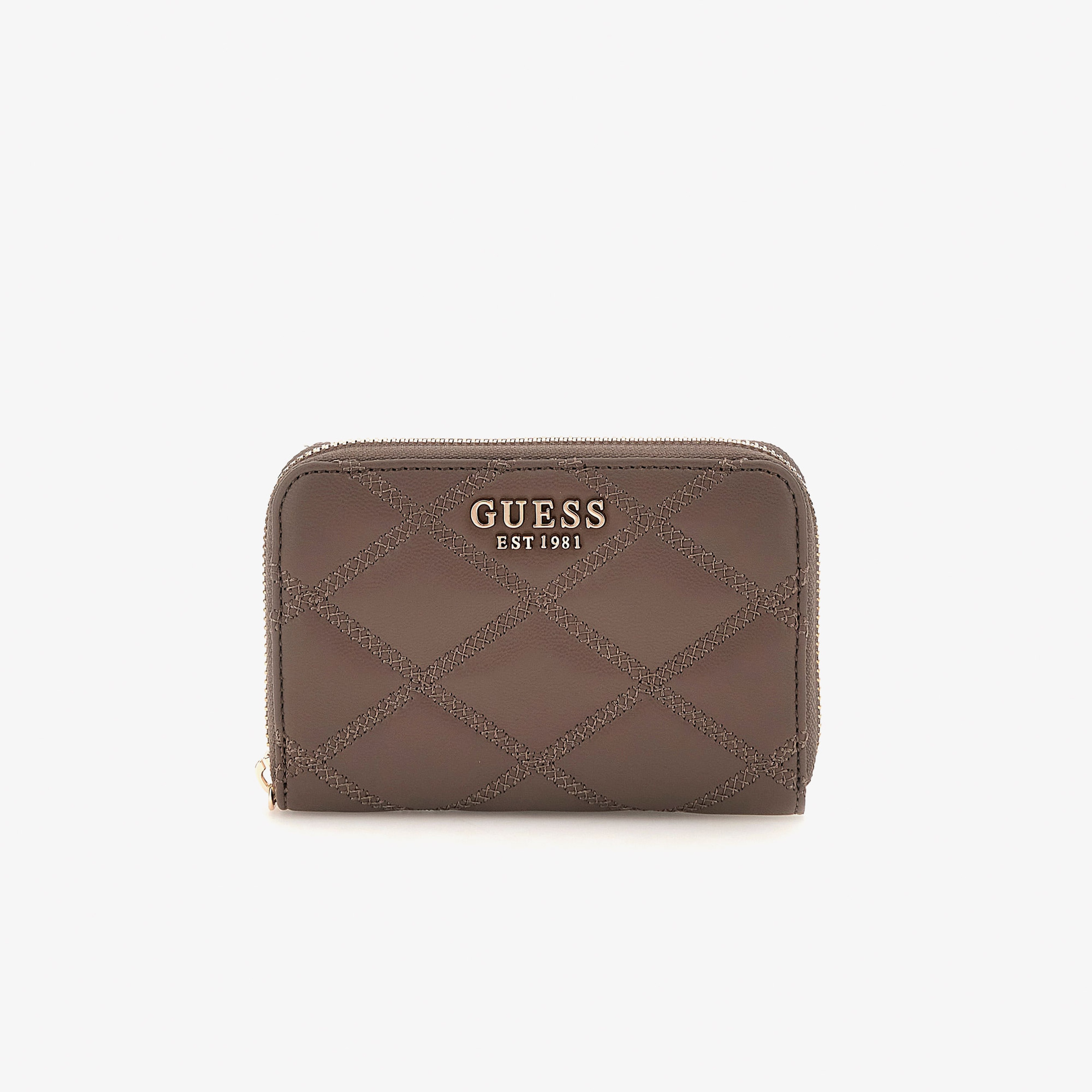Guess Tamsin Slg Small Zip  Kadın Kahverengi Cüzdan