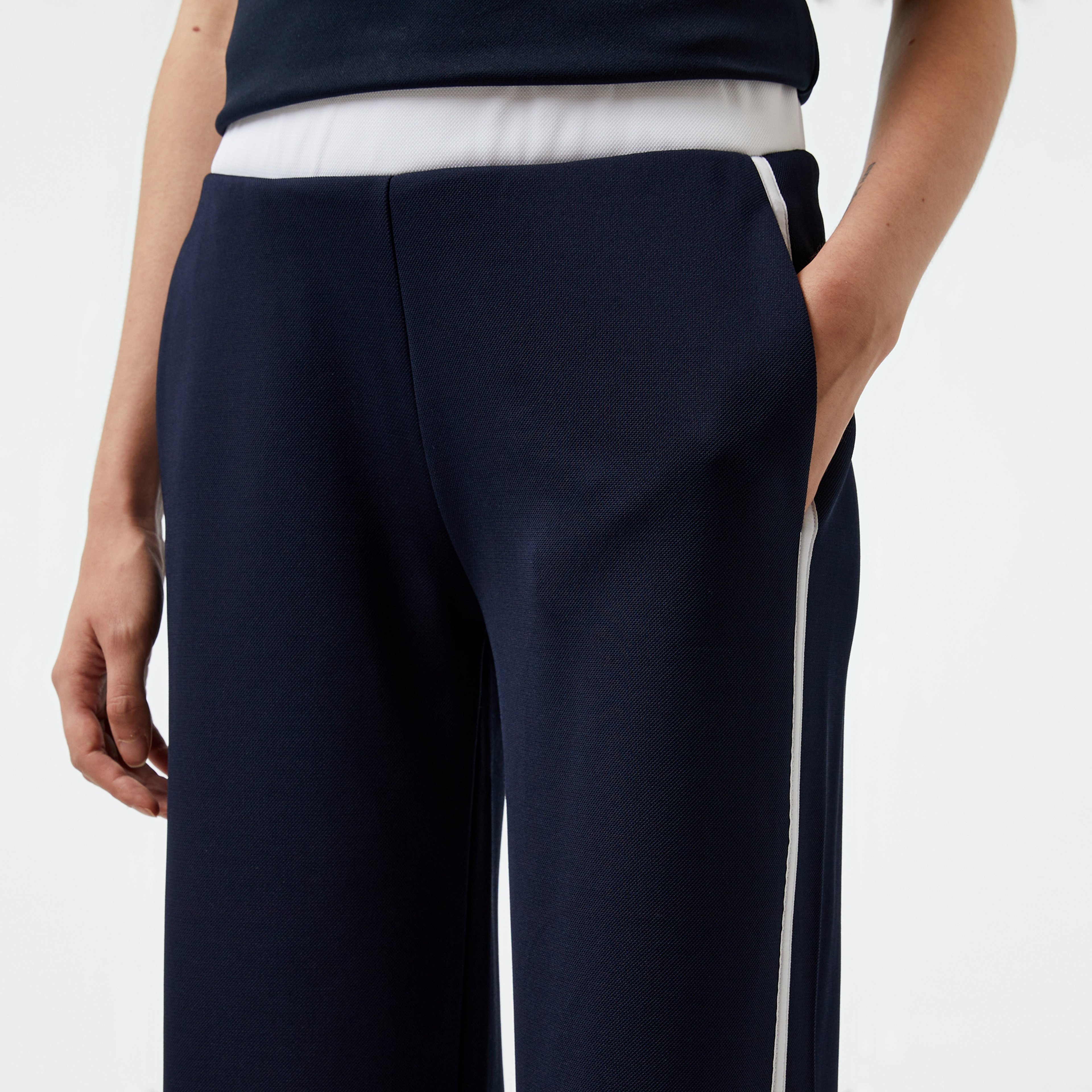 Guess Mylah Textured Kadın Lacivert Eşofman Altı