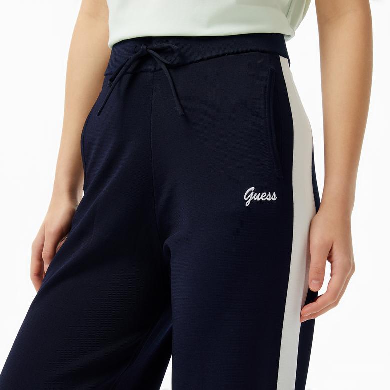 Guess Viscose Nylonra Yarn Kadın Lacivert Eşofman Altı