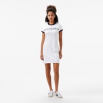 Guess Active Org Rib 1X1 320 Kadın Beyaz Elbise