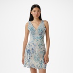 Guess Sl Anastasia Lace Dr  Kadın Renkli Elbise