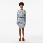 Guess Anastasia Embro Mini  Kadın Renkli Etek