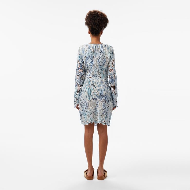 Guess Anastasia Embro Mini  Kadın Renkli Etek