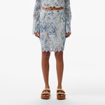 Guess Anastasia Embro Mini  Kadın Renkli Etek