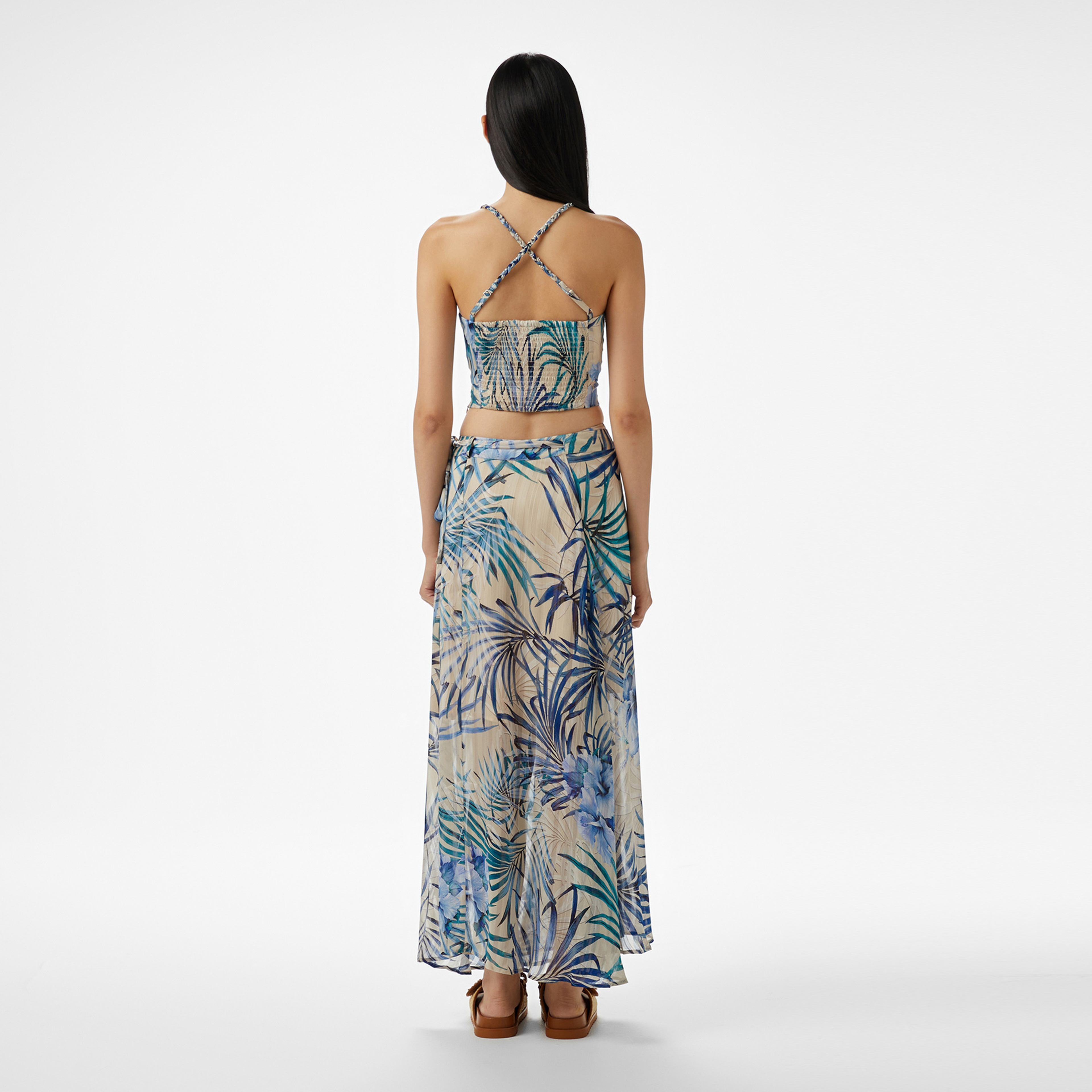 Guess New Romana Skirt  Kadın Renkli Etek