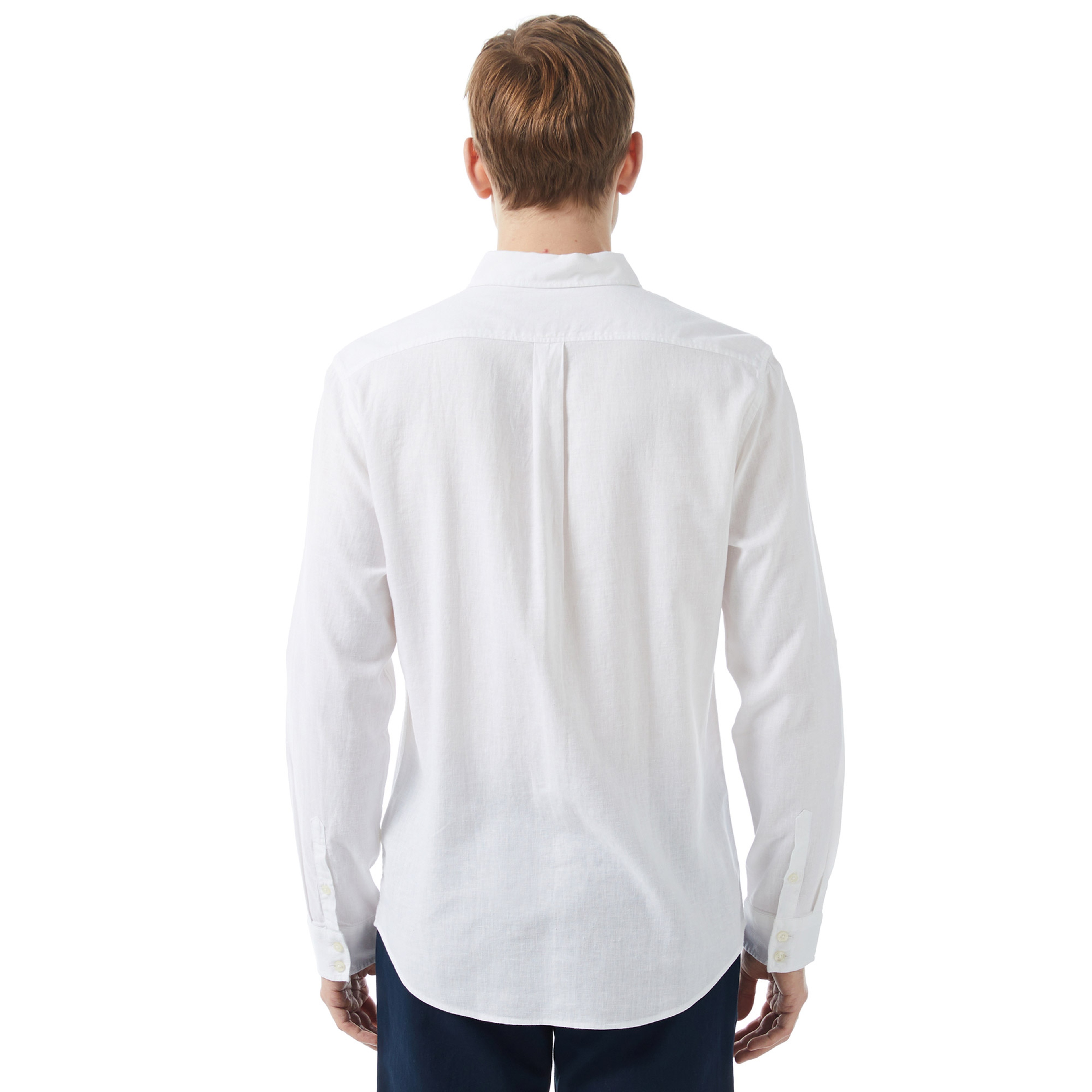 Guess Roll-Up Erkek Beyaz Gömlek