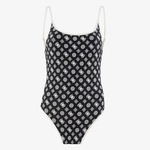 Guess One Piece Printed Kadın Siyah Mayo