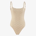 Guess One Piece Printed Recy Polyamide 180Gr Kadın Bej Mayo