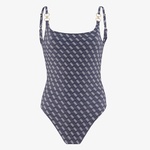 Guess One Piece Printed Recy Polyamide 180Gr Kadın Mavi Mayo